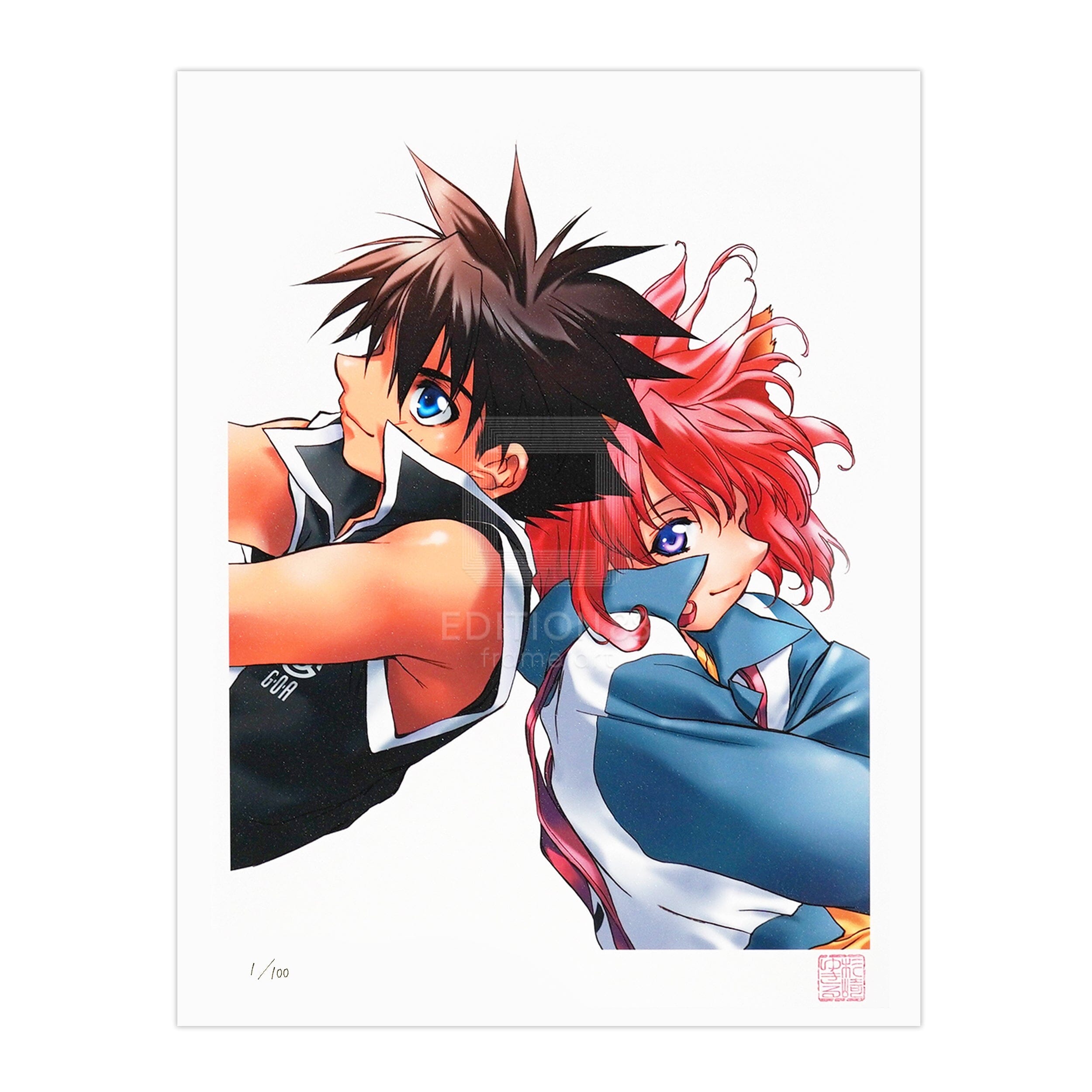 「女神候補生」88グラフ1/ 杉崎ゆきる(落款入り / 限定100枚) 88グラフ Edition88