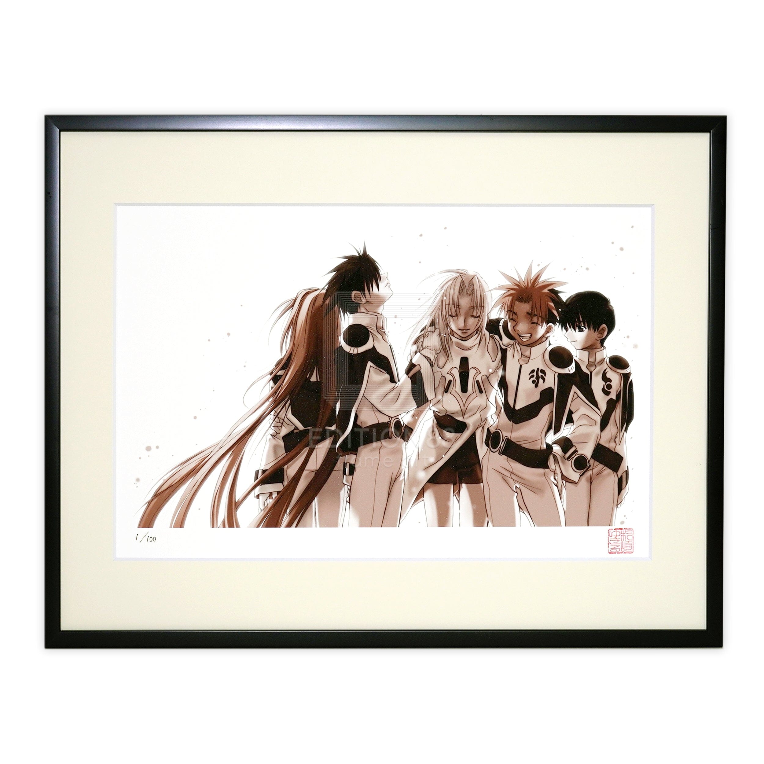 「女神候補生」88グラフ2/ 杉崎ゆきる(落款入り / 限定100枚) 88グラフ Edition88