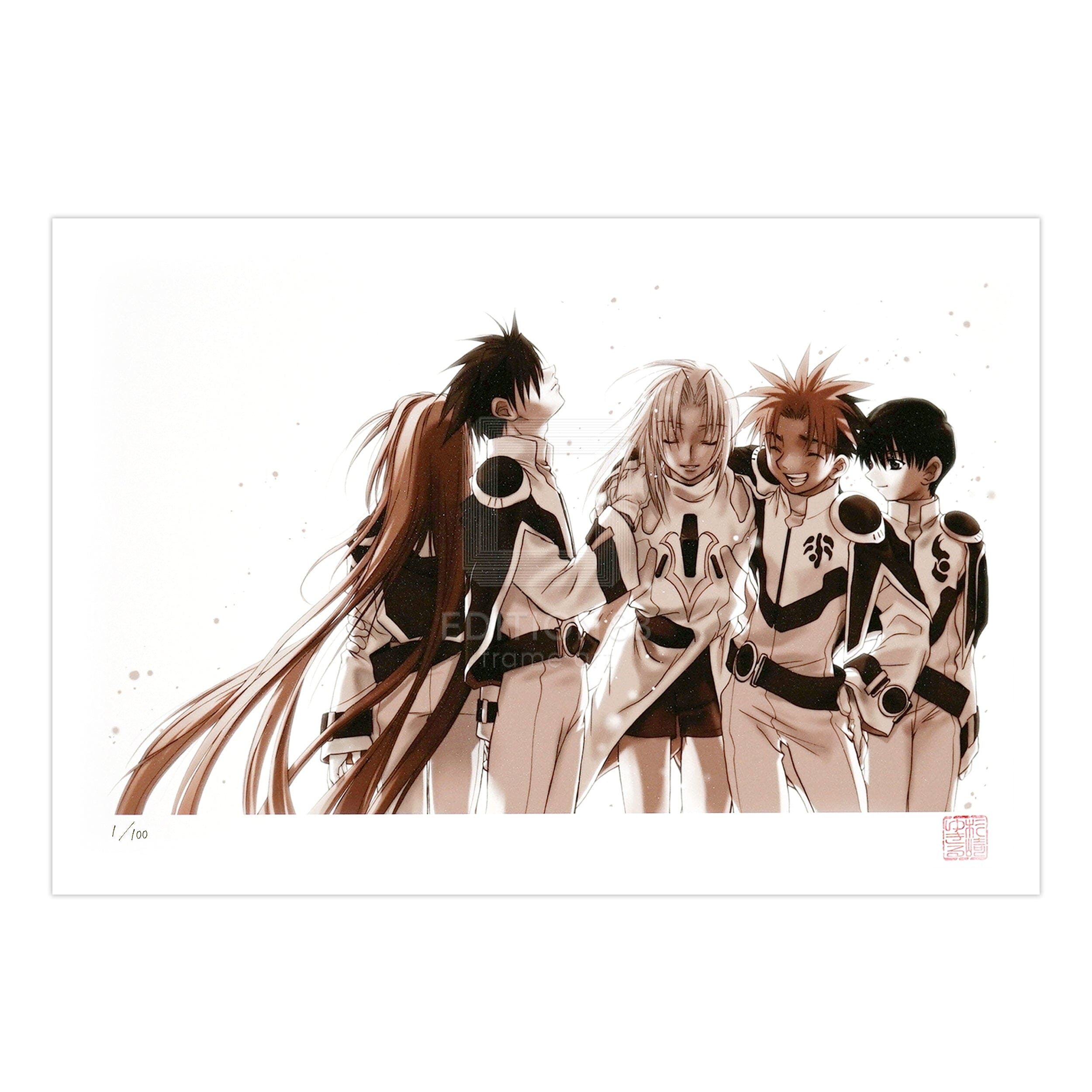 「女神候補生」88グラフ2/ 杉崎ゆきる(落款入り / 限定100枚) 88グラフ Edition88