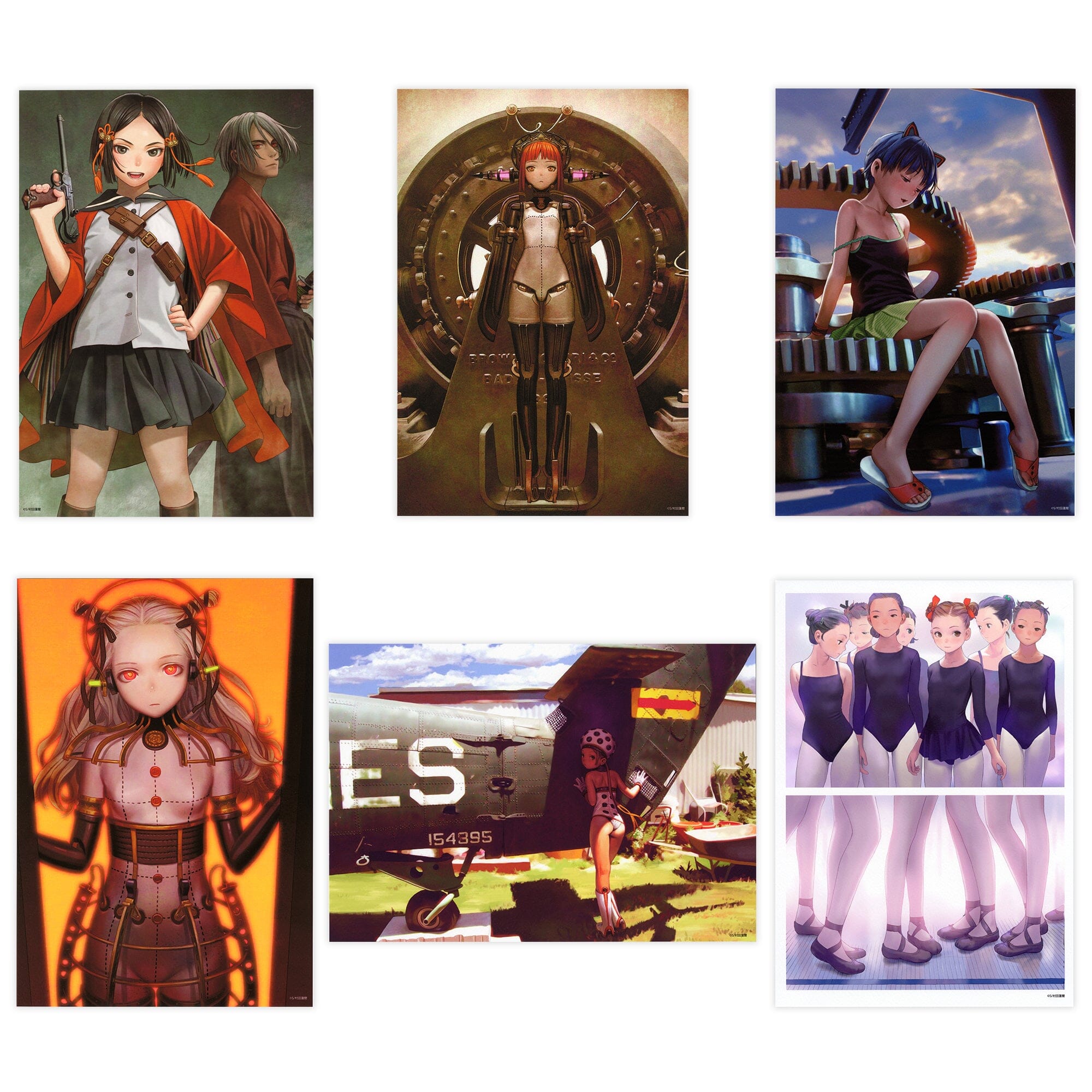 アートプリントセット2(6枚入り)/村田蓮爾 アートプリント Edition88