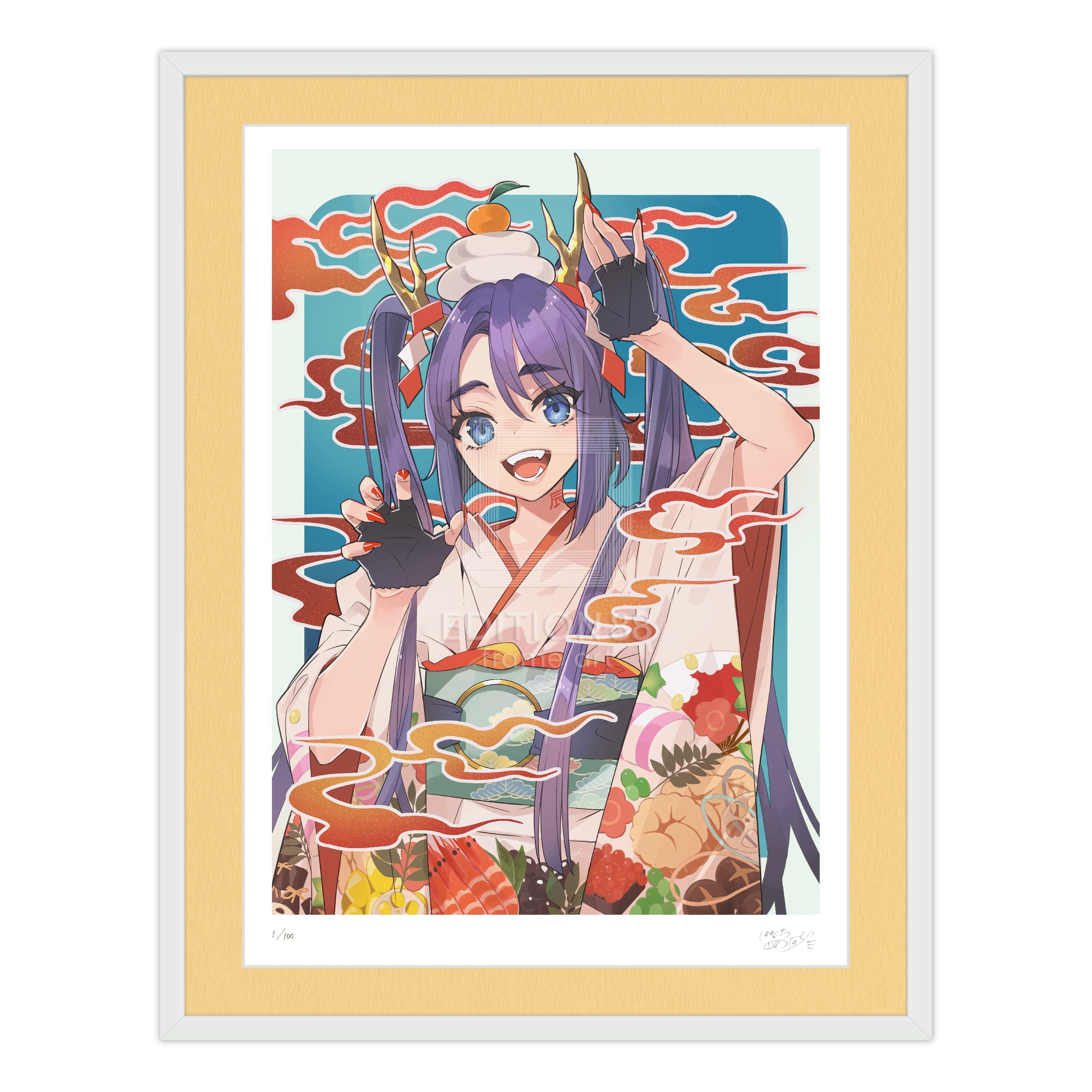 88グラフ5(辰年年賀イラスト)/ いとうのいぢ(直筆サイン入り/国内版限定100枚) 88グラフ Edition88