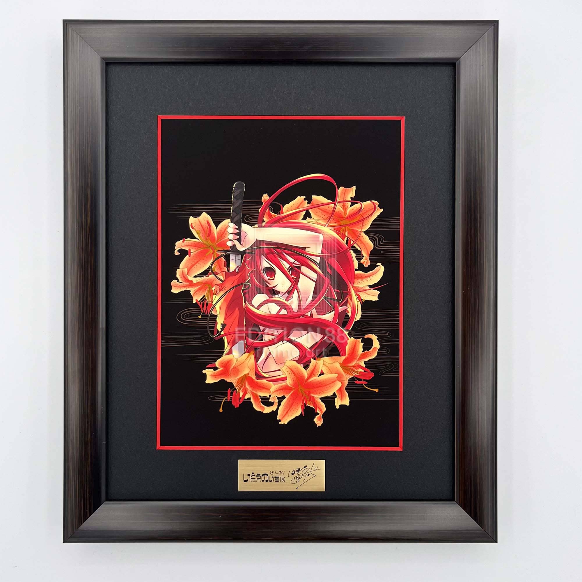 「灼眼のシャナ」88グラフ ミニ7(画集「紅蓮」カバーイラスト)/ いとうのいぢ(複製サイン入り) 88グラフ Edition88