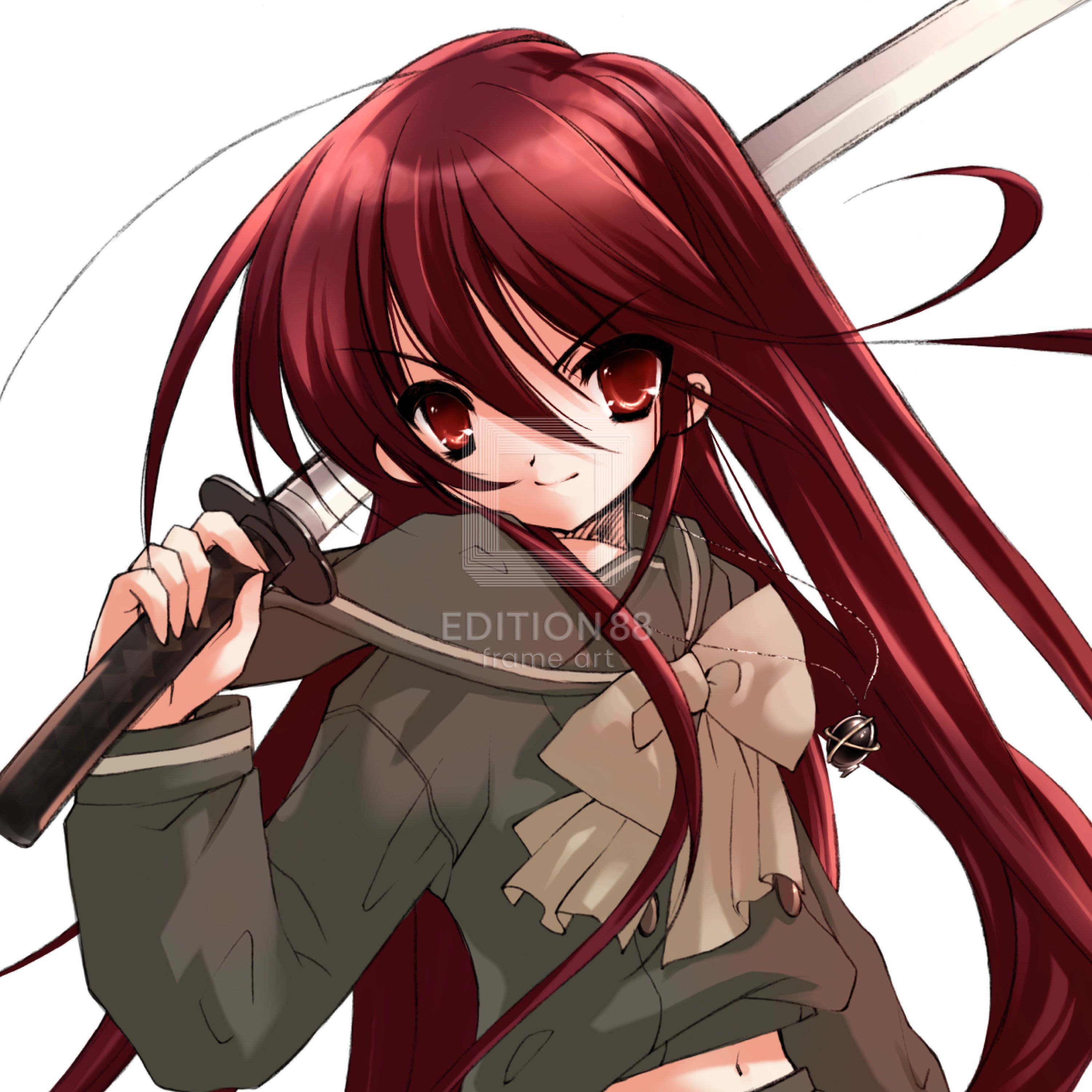 「灼眼のシャナ」88グラフ15(「灼眼のシャナ」カバーイラスト)/ いとうのいぢ(直筆サイン入り/限定100枚)