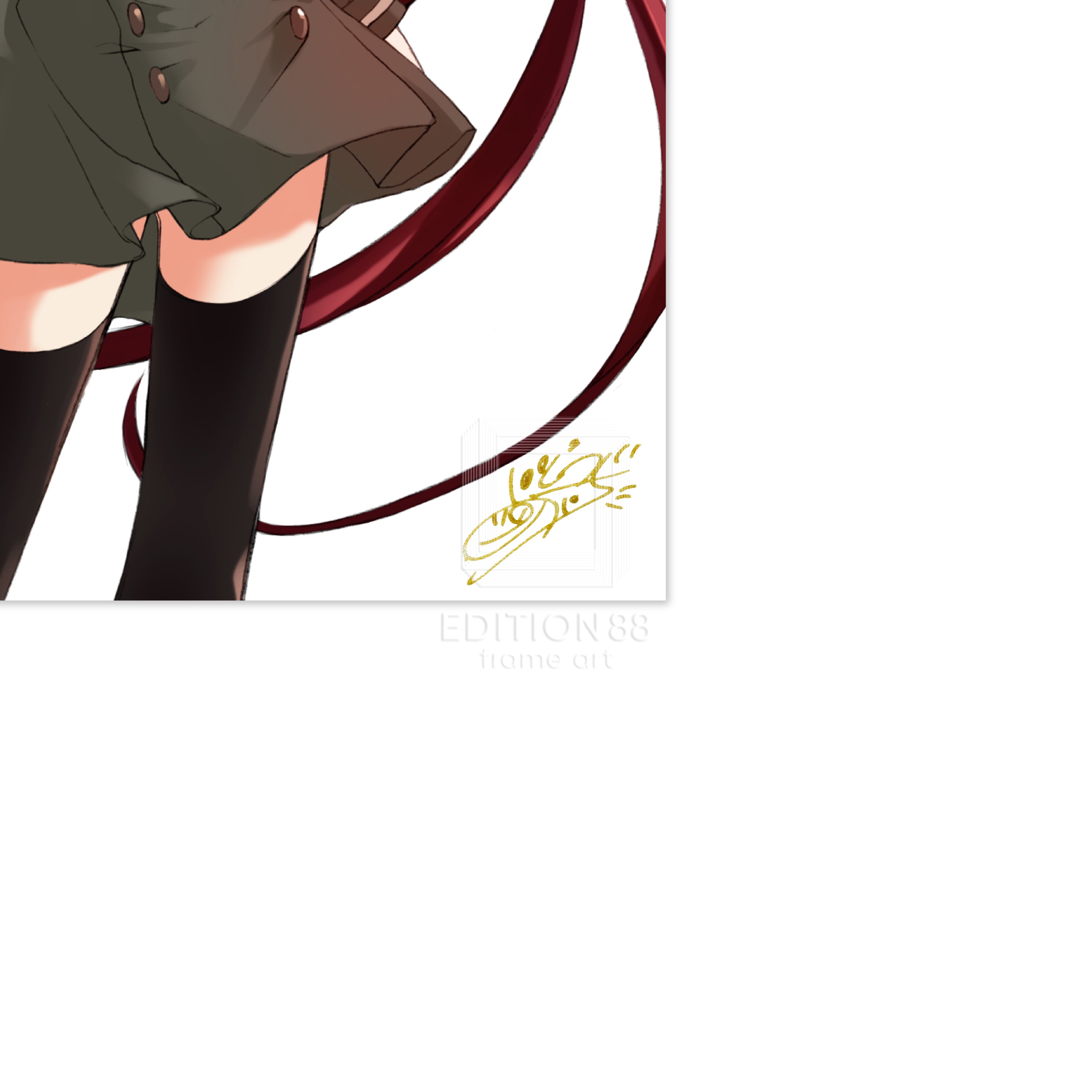 「灼眼のシャナ」88グラフ15(「灼眼のシャナ」カバーイラスト)/ いとうのいぢ(直筆サイン入り/限定100枚)