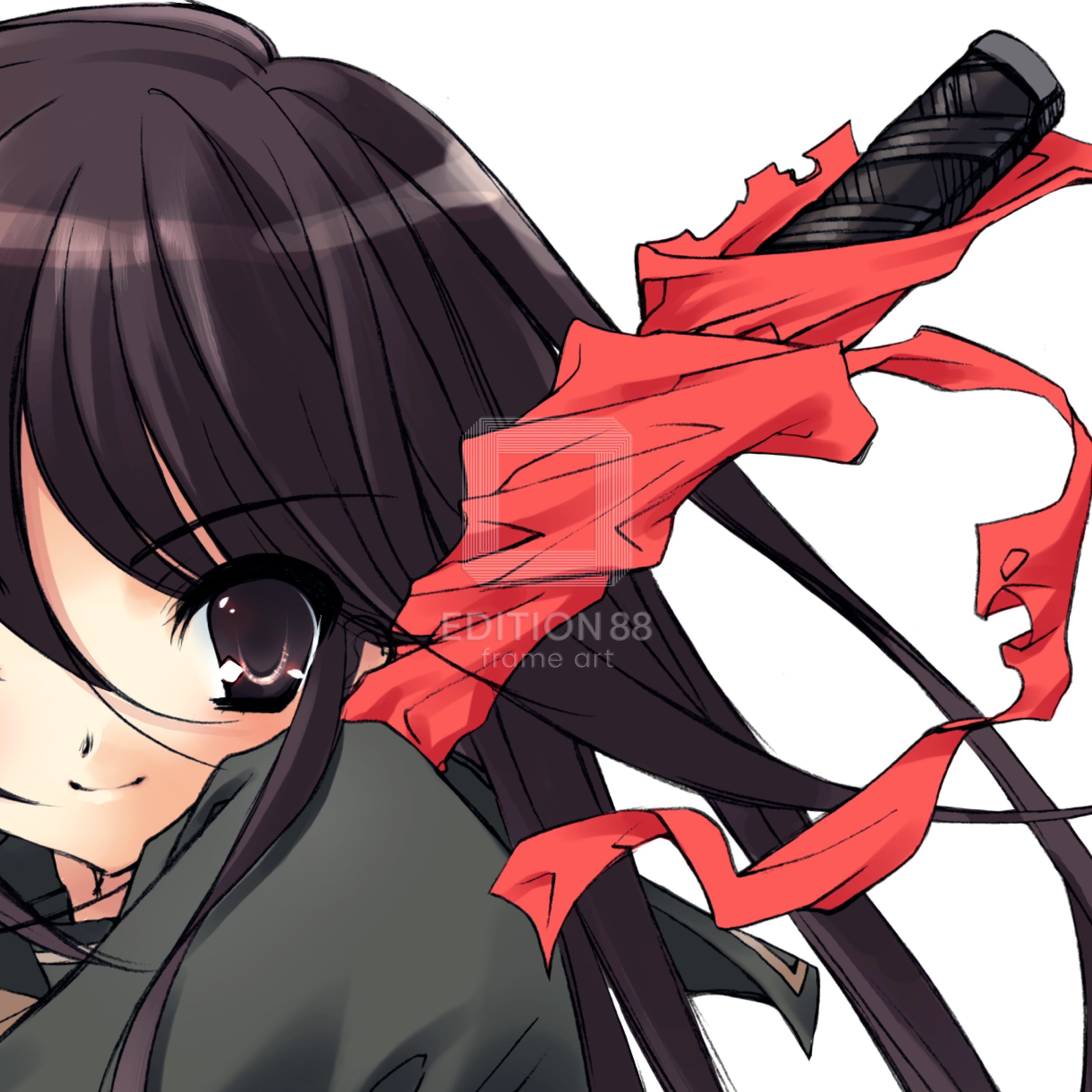 「灼眼のシャナ」88グラフ16(「灼眼のシャナⅡ」カバーイラスト)/ いとうのいぢ(直筆サイン入り/限定100枚)