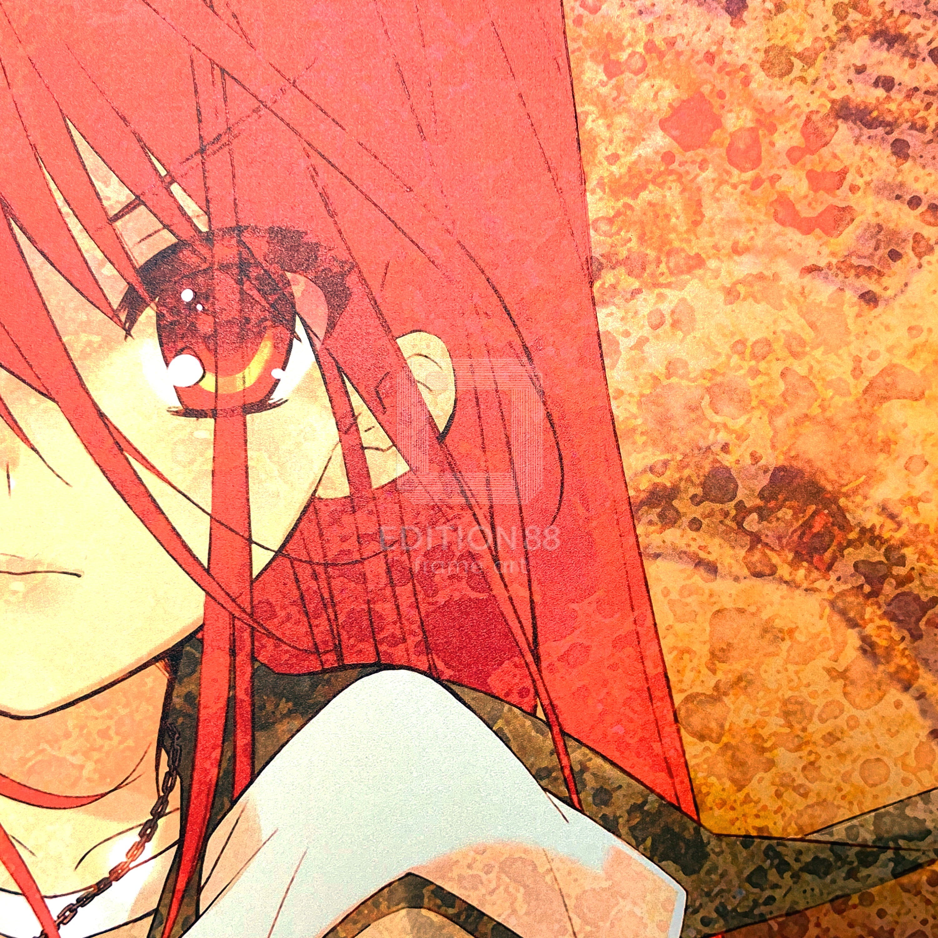 「灼眼のシャナ」88グラフ11(いとうのいぢ画集Ⅲ 蒼炎 描き下ろし)プラチナ版/ いとうのいぢ(直筆サイン入り/限定20枚)