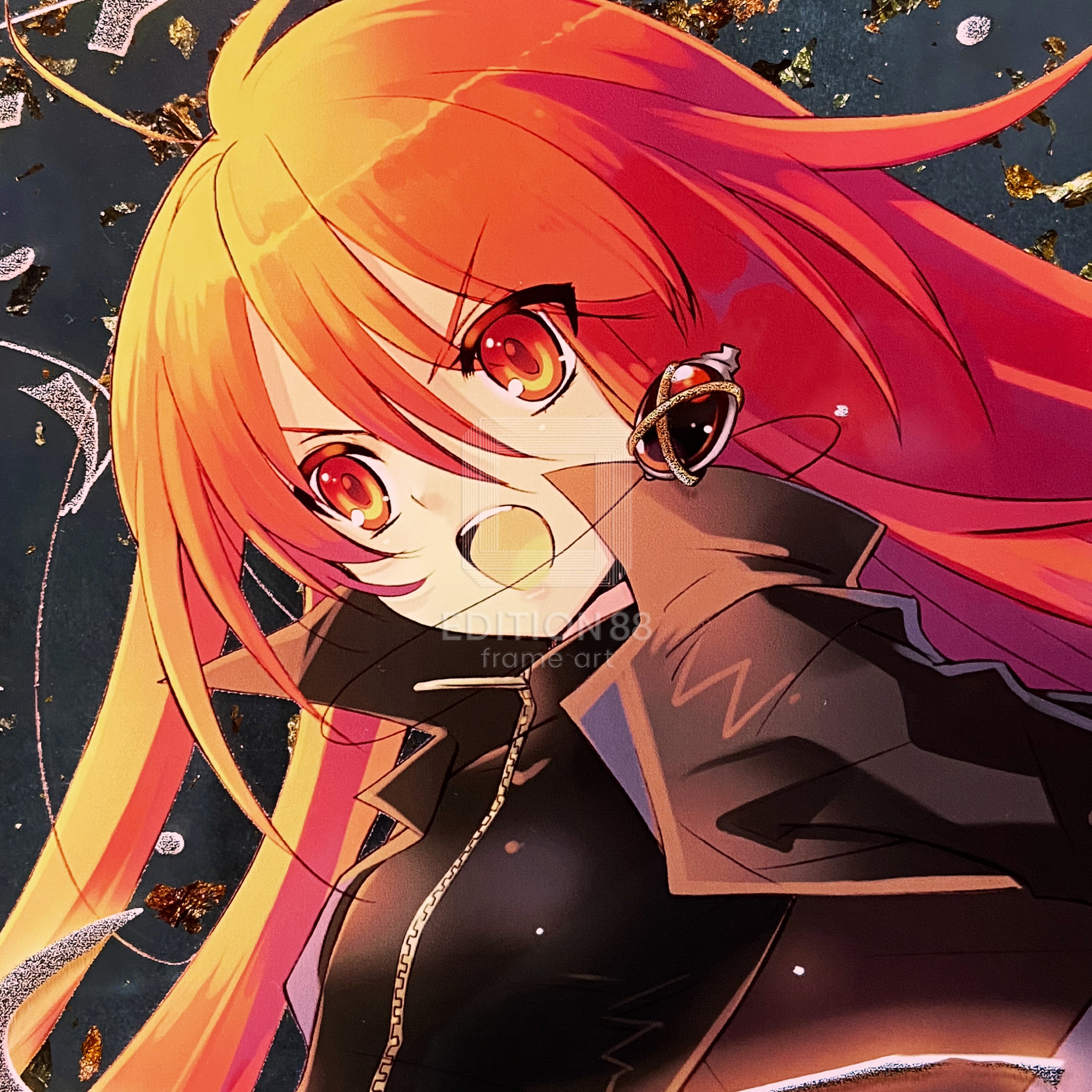 「灼眼のシャナ」88グラフ13(「灼眼のシャナXX」カバーイラスト)アクリル仕様/ いとうのいぢ(直筆サイン入り/限定8枚)