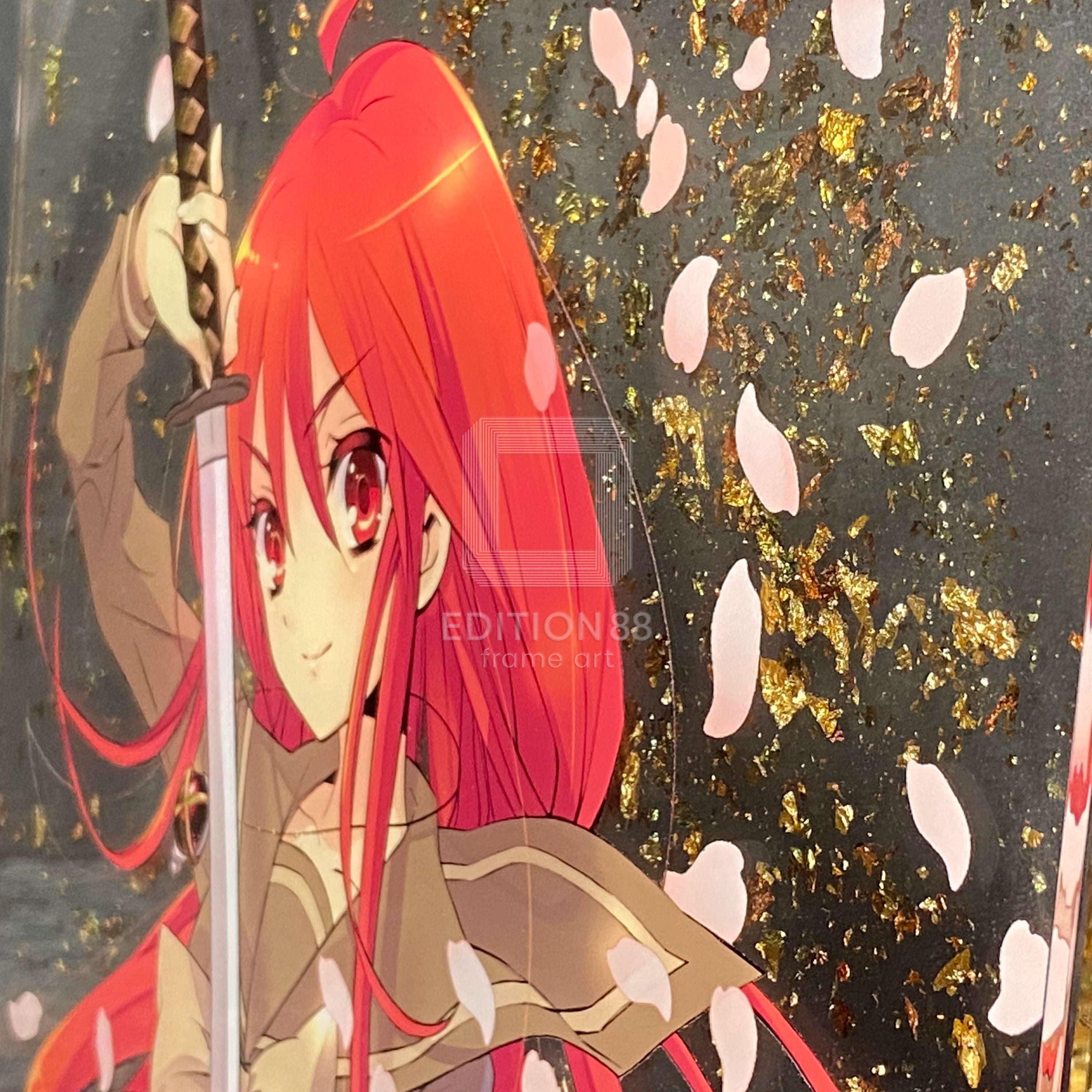 「灼眼のシャナ」88グラフ3(「灼眼のシャナS Ⅲ」カバーイラスト)アクリル仕様/ いとうのいぢ(直筆サイン入り/限定8枚)