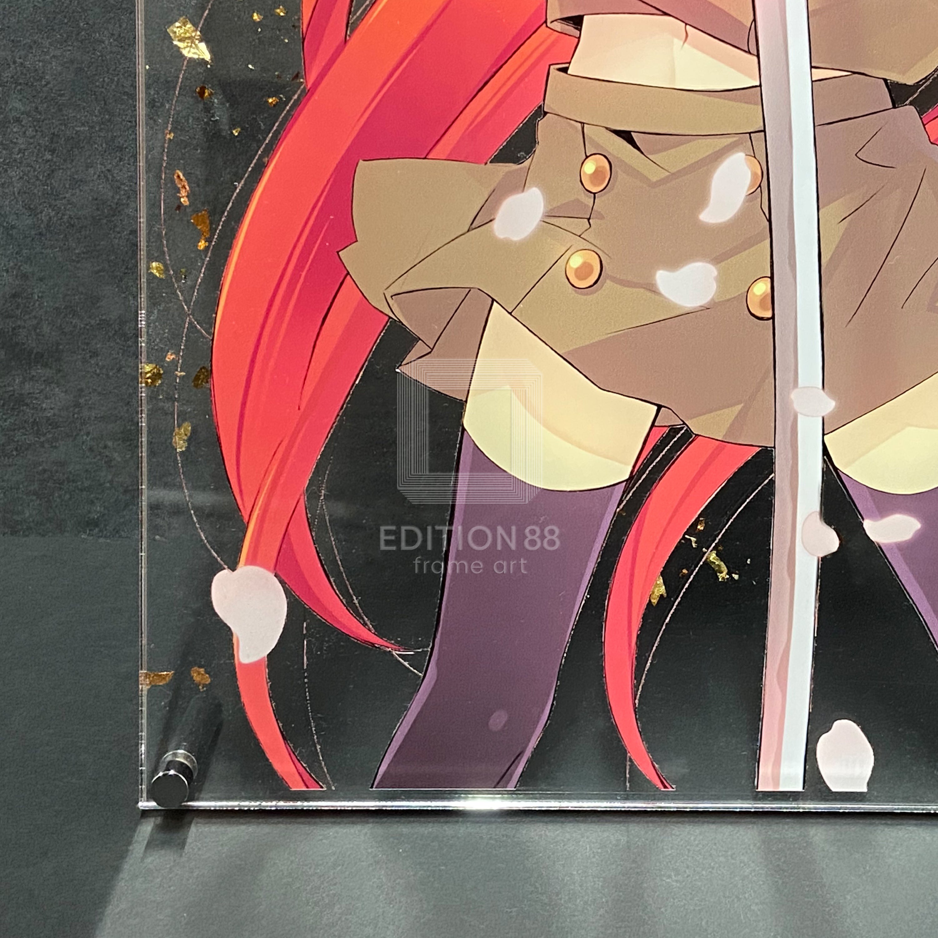 「灼眼のシャナ」88グラフ3(「灼眼のシャナS Ⅲ」カバーイラスト)アクリル仕様/ いとうのいぢ(直筆サイン入り/限定8枚)