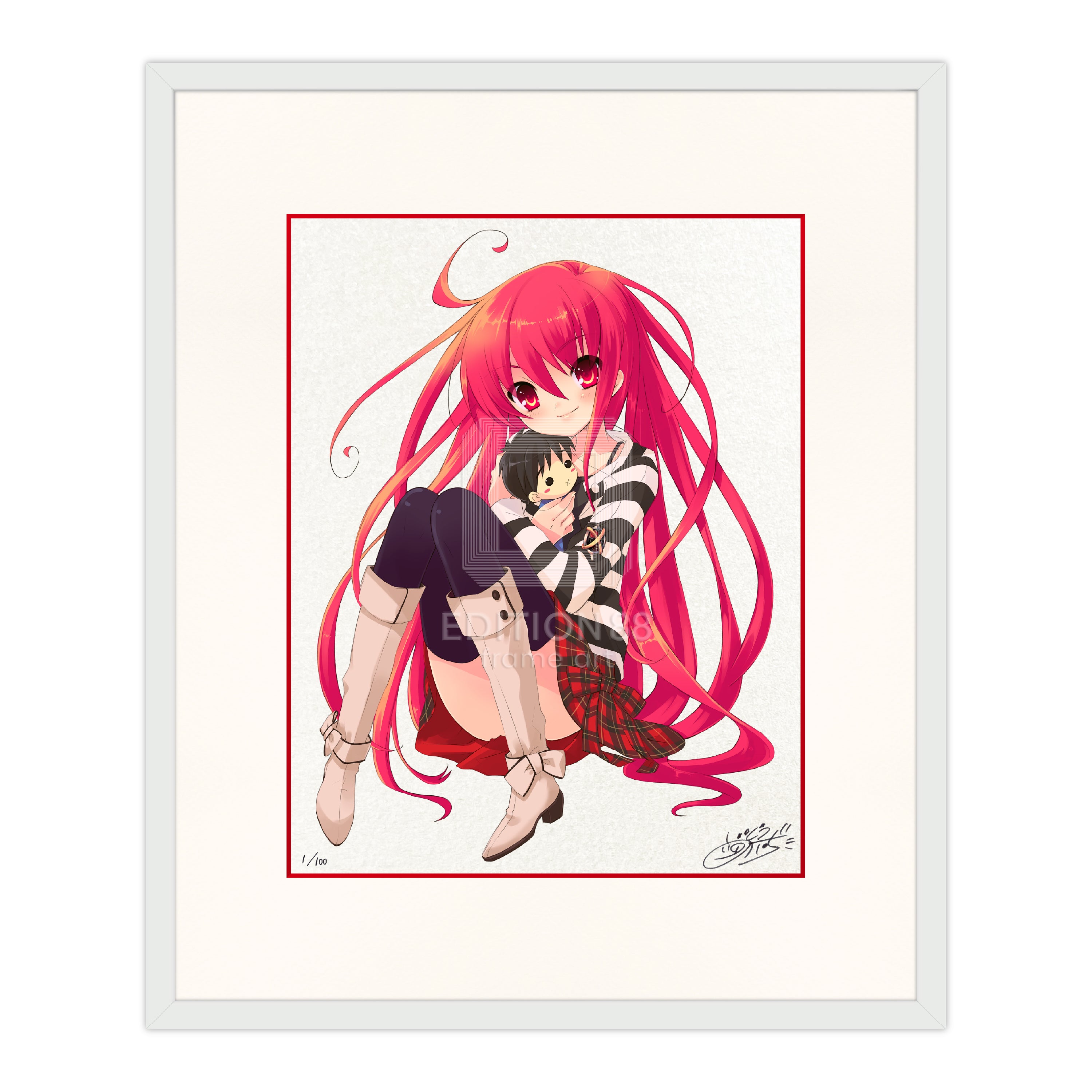 「灼眼のシャナ」88グラフ10(徳間書店「アニメージュ」2007年5月号表紙)/ いとうのいぢ(直筆サイン入り/国内版限定100枚)
