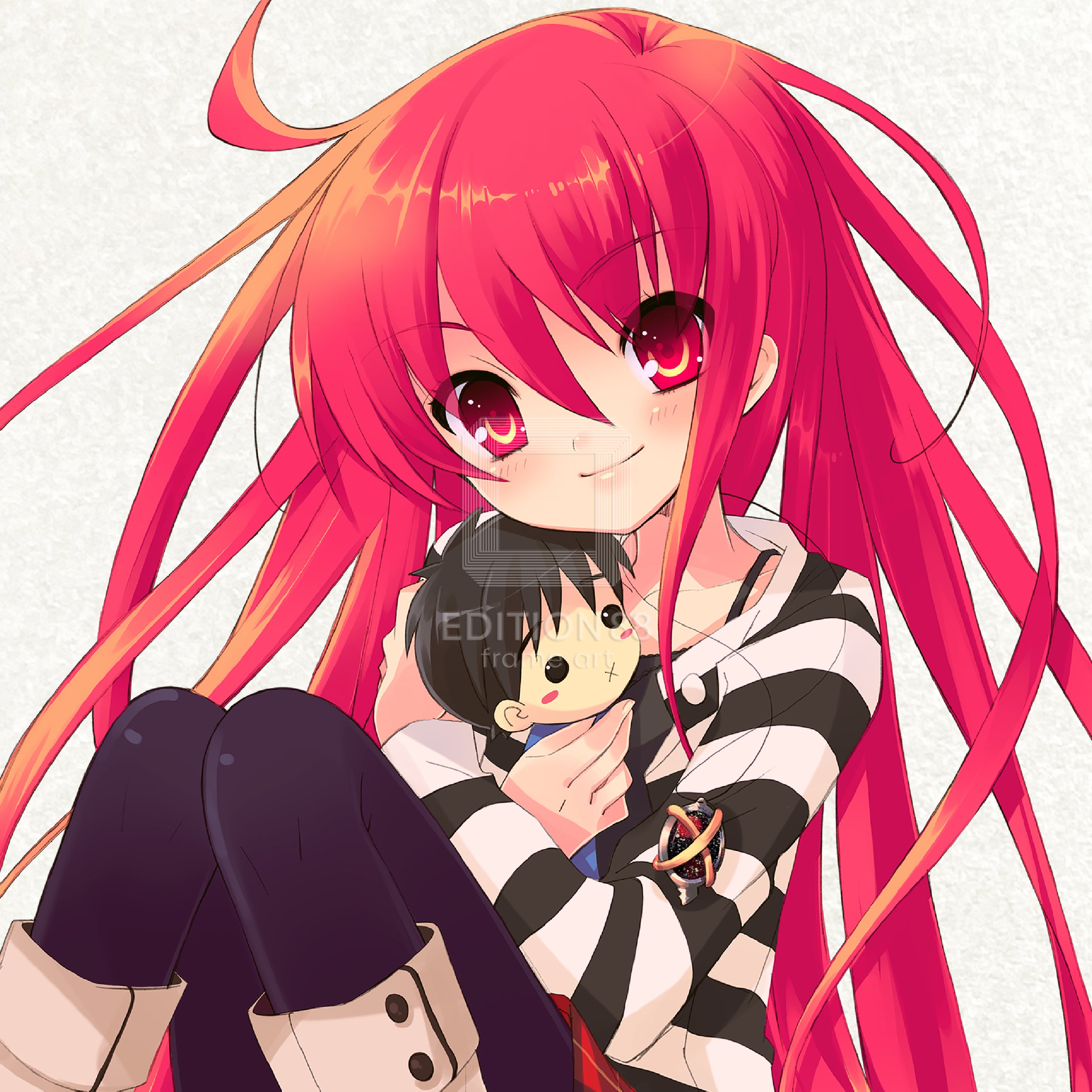 「灼眼のシャナ」88グラフ10(徳間書店「アニメージュ」2007年5月号表紙)/ いとうのいぢ(直筆サイン入り/国内版限定100枚)