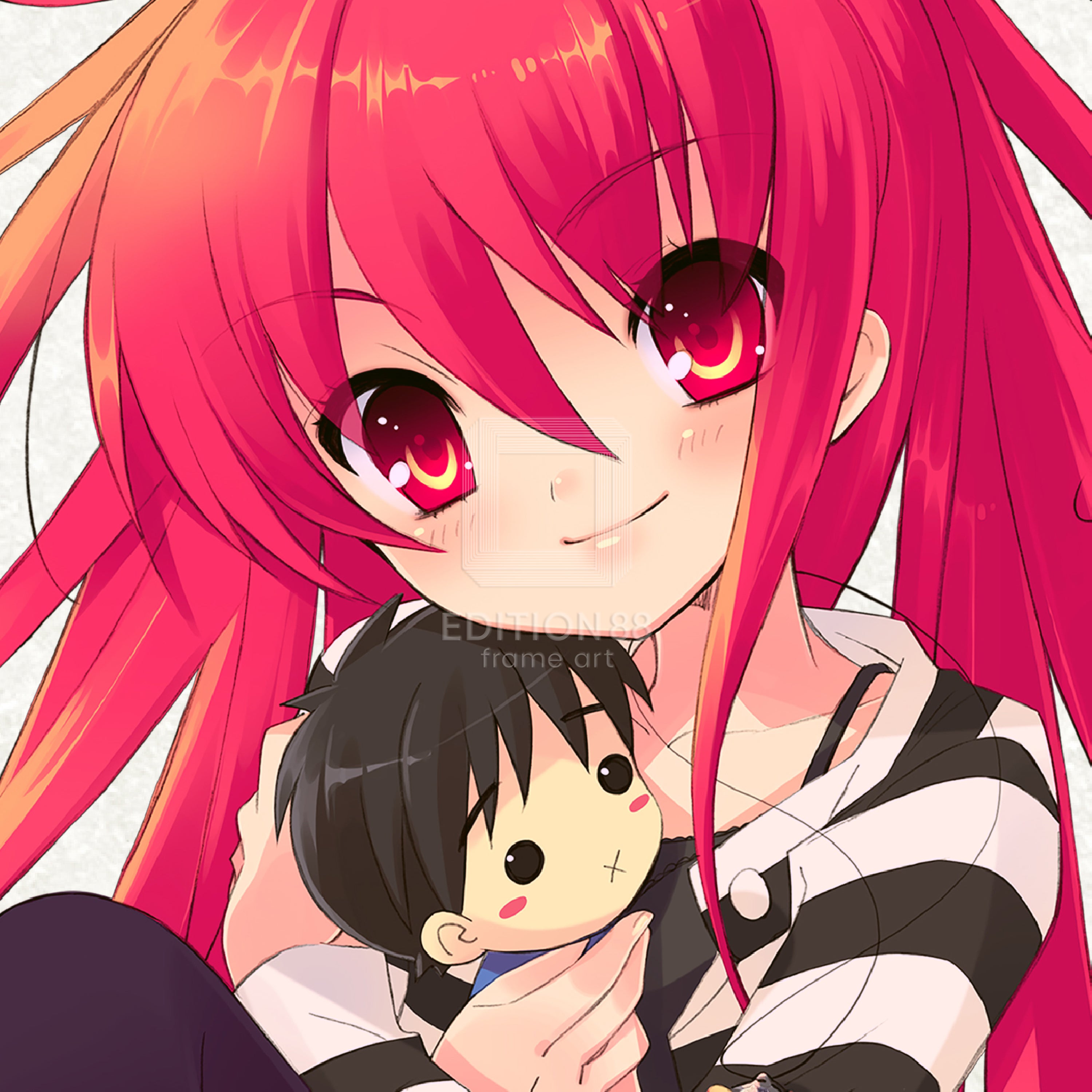 「灼眼のシャナ」88グラフ10(徳間書店「アニメージュ」2007年5月号表紙)/ いとうのいぢ(直筆サイン入り/国内版限定100枚)