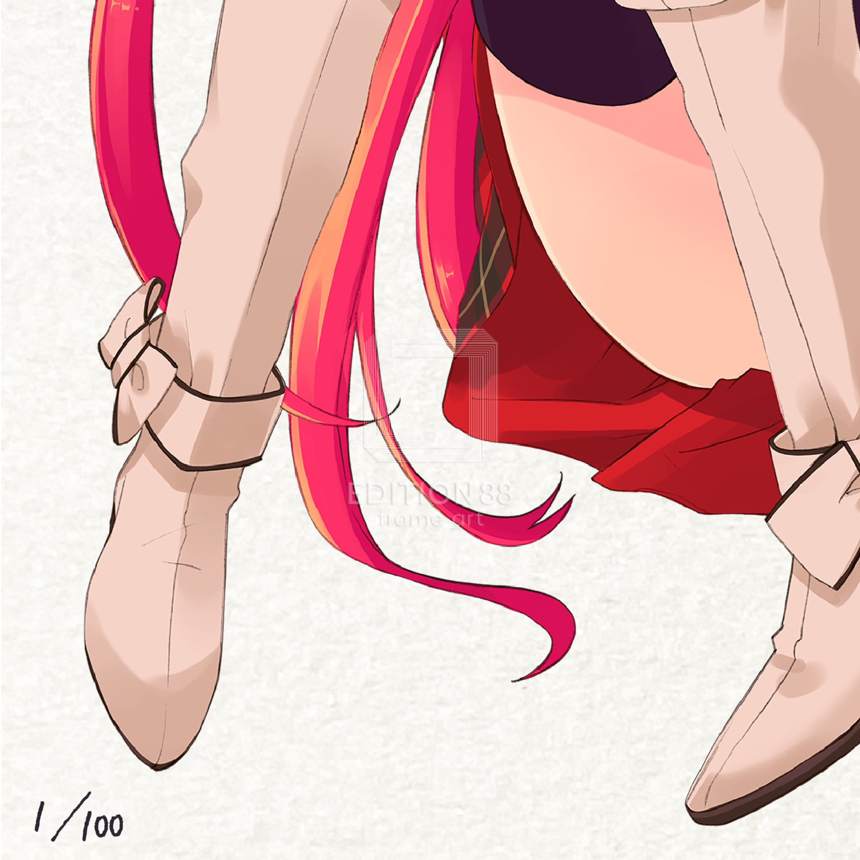 「灼眼のシャナ」88グラフ10(徳間書店「アニメージュ」2007年5月号表紙)/ いとうのいぢ(直筆サイン入り/国内版限定100枚)