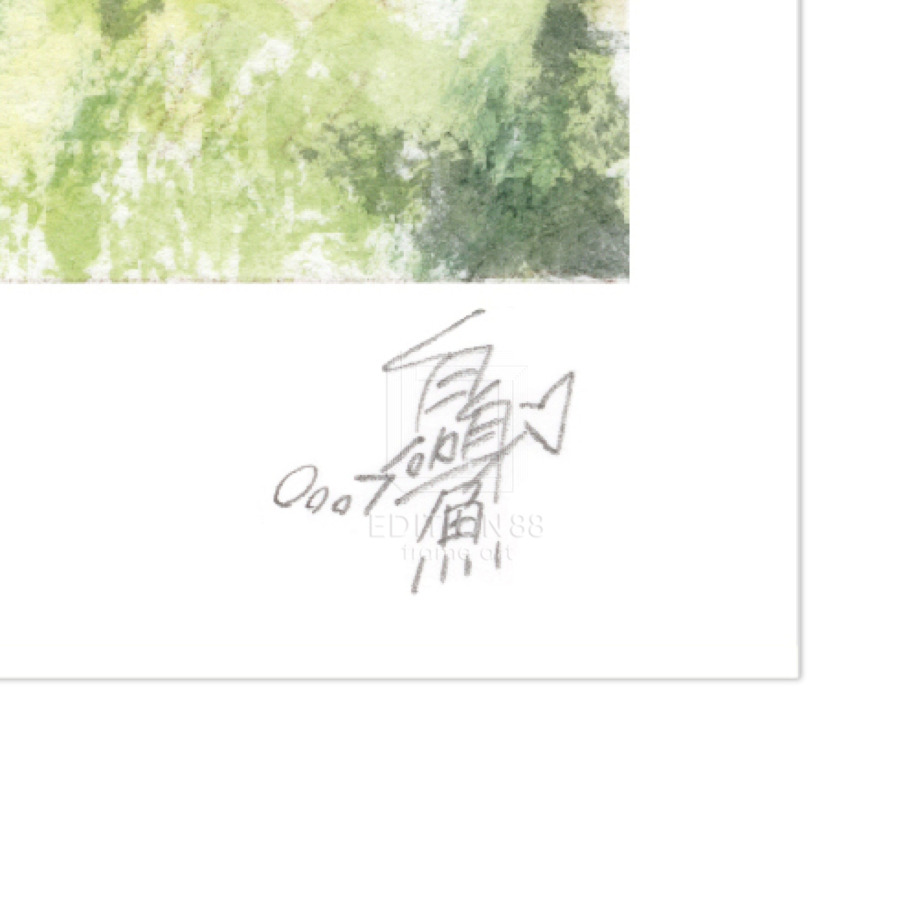 88グラフL (少女と犬)/ 白身魚(直筆サイン入り/限定50枚) 88グラフ Edition88