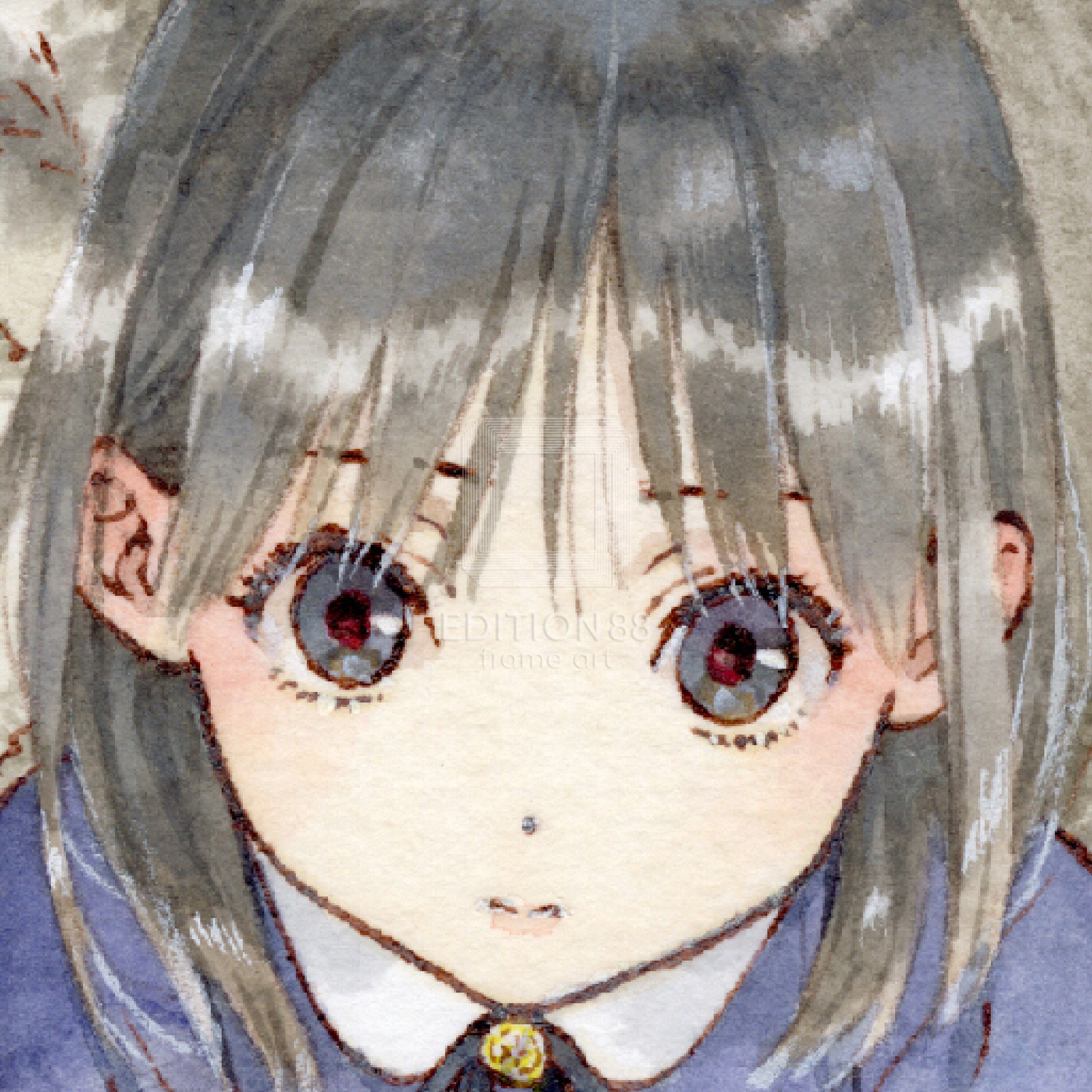 88グラフL (少女と犬)/ 白身魚(直筆サイン入り/限定50枚) 88グラフ Edition88