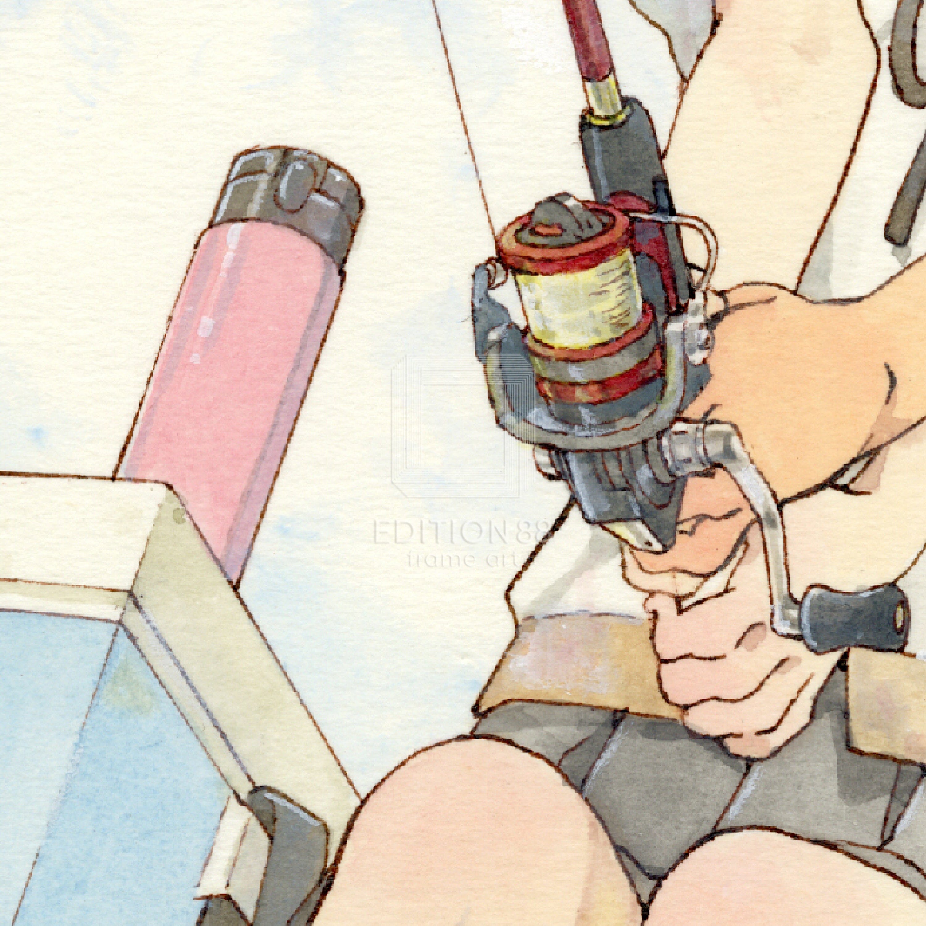 88グラフK (釣り)/ 白身魚(直筆サイン入り/限定50枚) 88グラフ Edition88