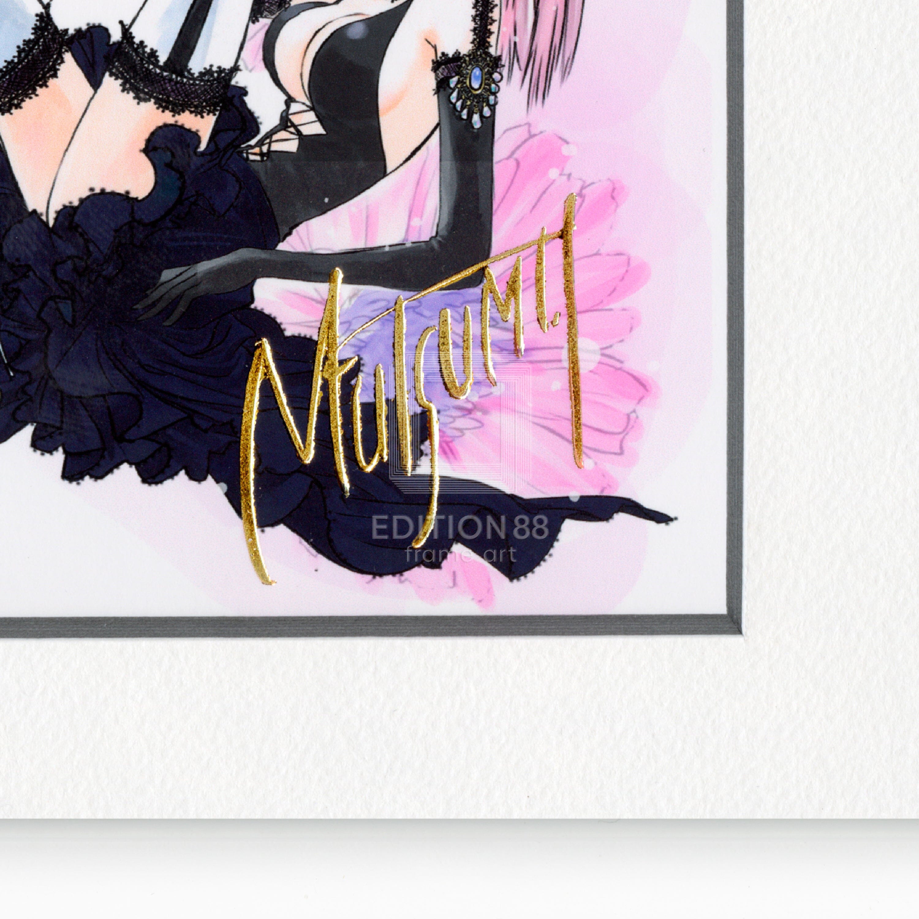 88グラフ ミニ「Sliding Cat」/いのまたむつみ(箔押しサイン入り) 88グラフ Edition88