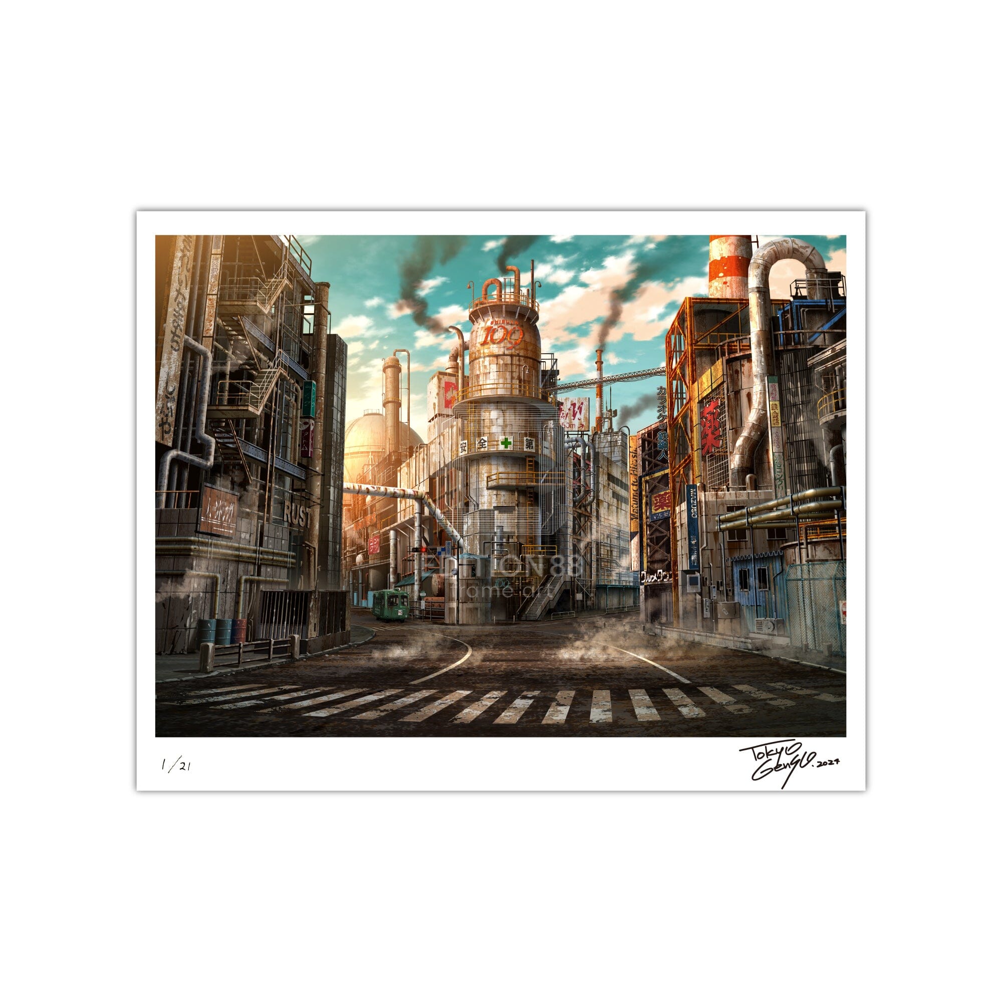 88グラフ えんとつまちのしぶや幻想/ 東京幻想(直筆サイン入り / 限定21枚) 88グラフ Edition88