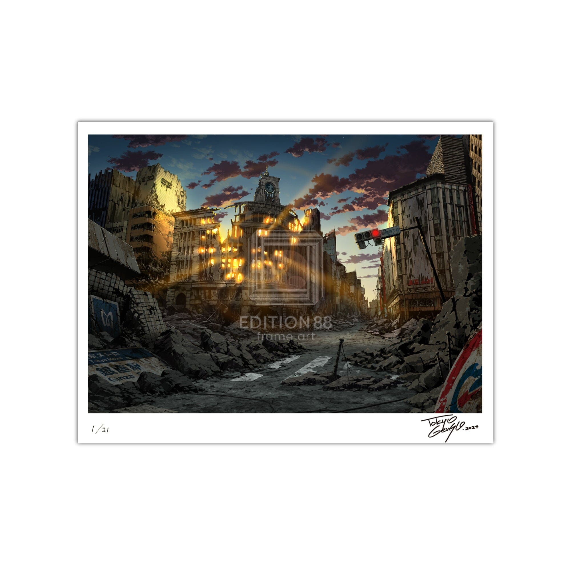 88グラフ 銀座和光幻想/ 東京幻想(直筆サイン入り / 限定21枚) 88グラフ Edition88