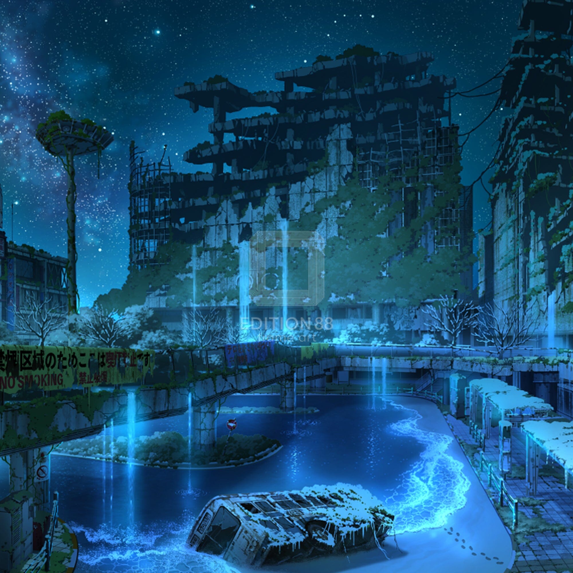 88グラフ 北千住幻想 冬/ 東京幻想(直筆サイン入り / 限定24枚) 88グラフ Edition88