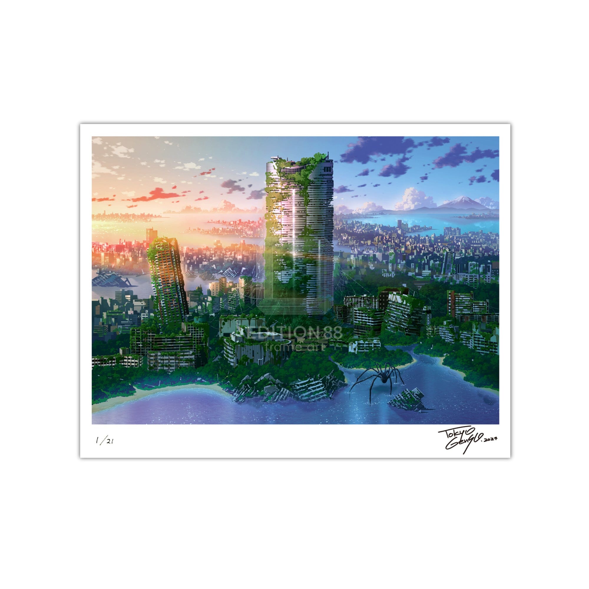 88グラフ 六本木ヒルズ幻想/ 東京幻想(直筆サイン入り / 限定21枚) 88グラフ Edition88