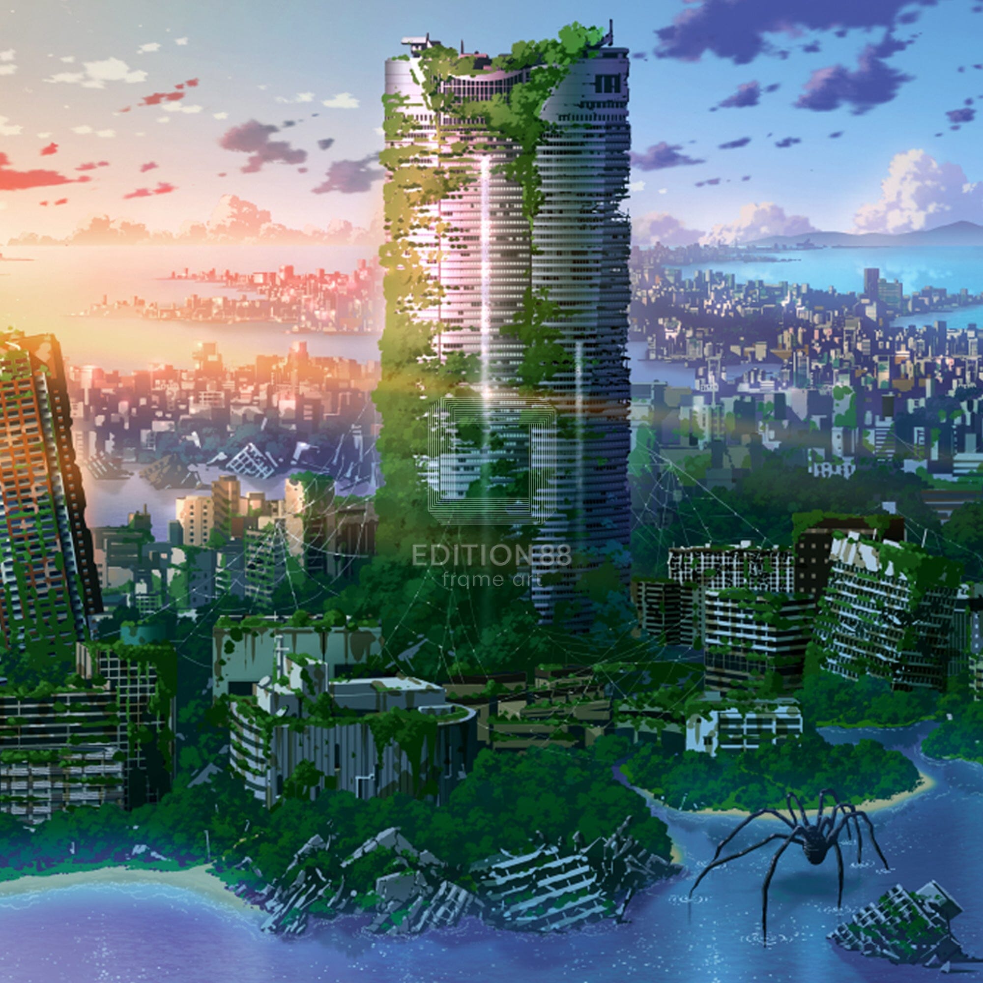 88グラフ 六本木ヒルズ幻想/ 東京幻想(直筆サイン入り / 限定21枚) 88グラフ Edition88