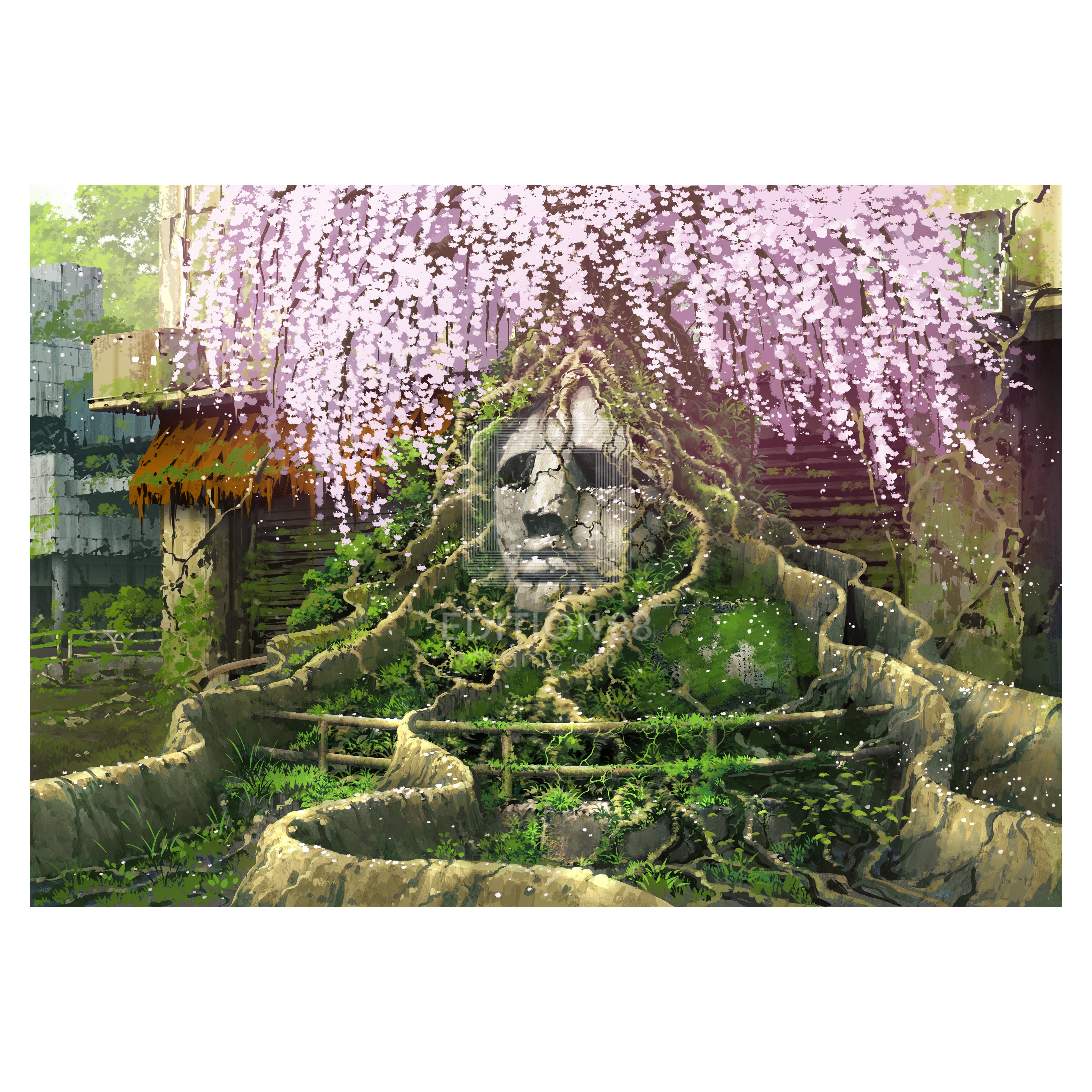 88グラフ 渋谷モアイ幻想 桜/ 東京幻想(直筆サイン入り / 限定24枚) 88グラフ Edition88