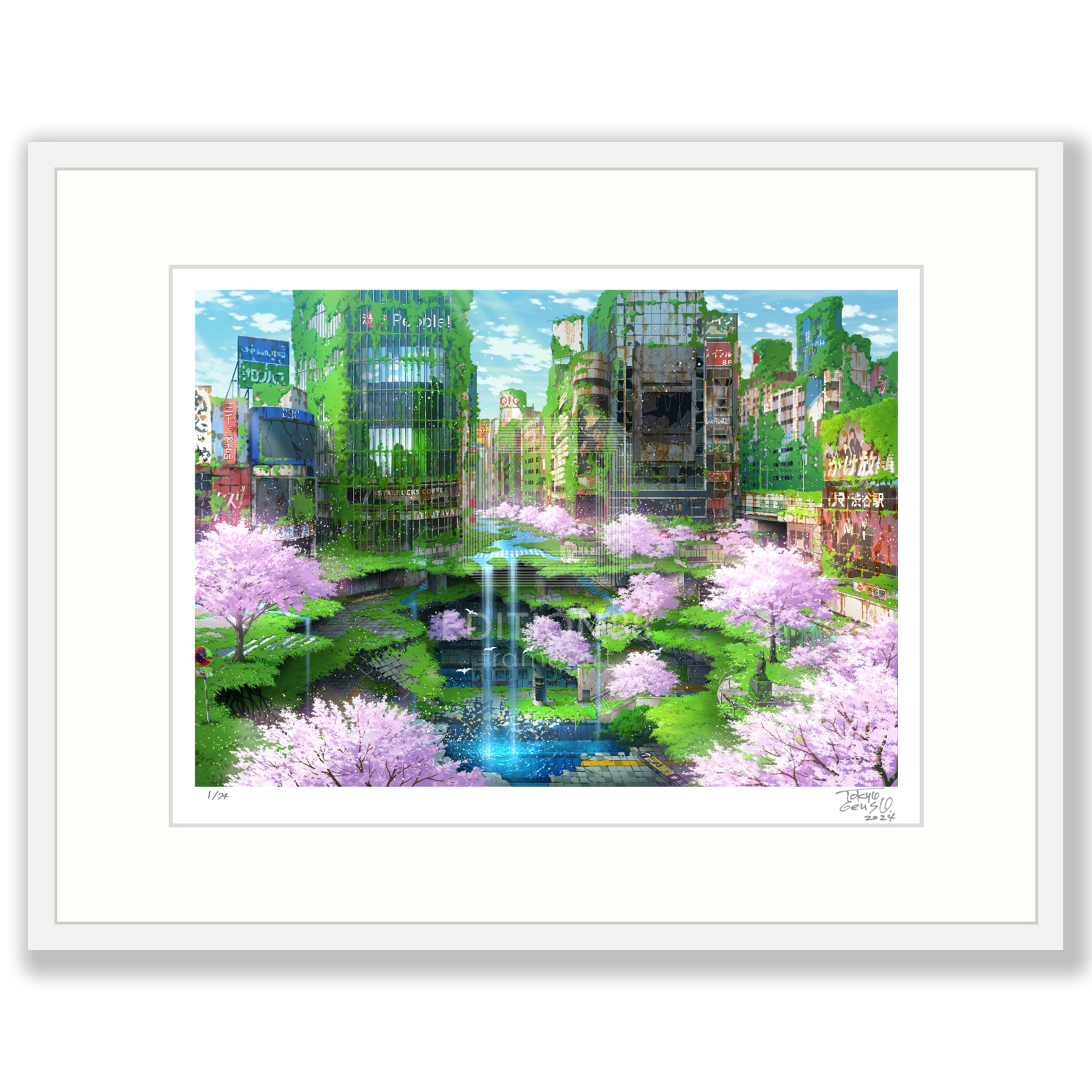 88グラフ 渋谷地下迷宮幻想 桜/ 東京幻想(直筆サイン入り / 限定24枚) 88グラフ Edition88
