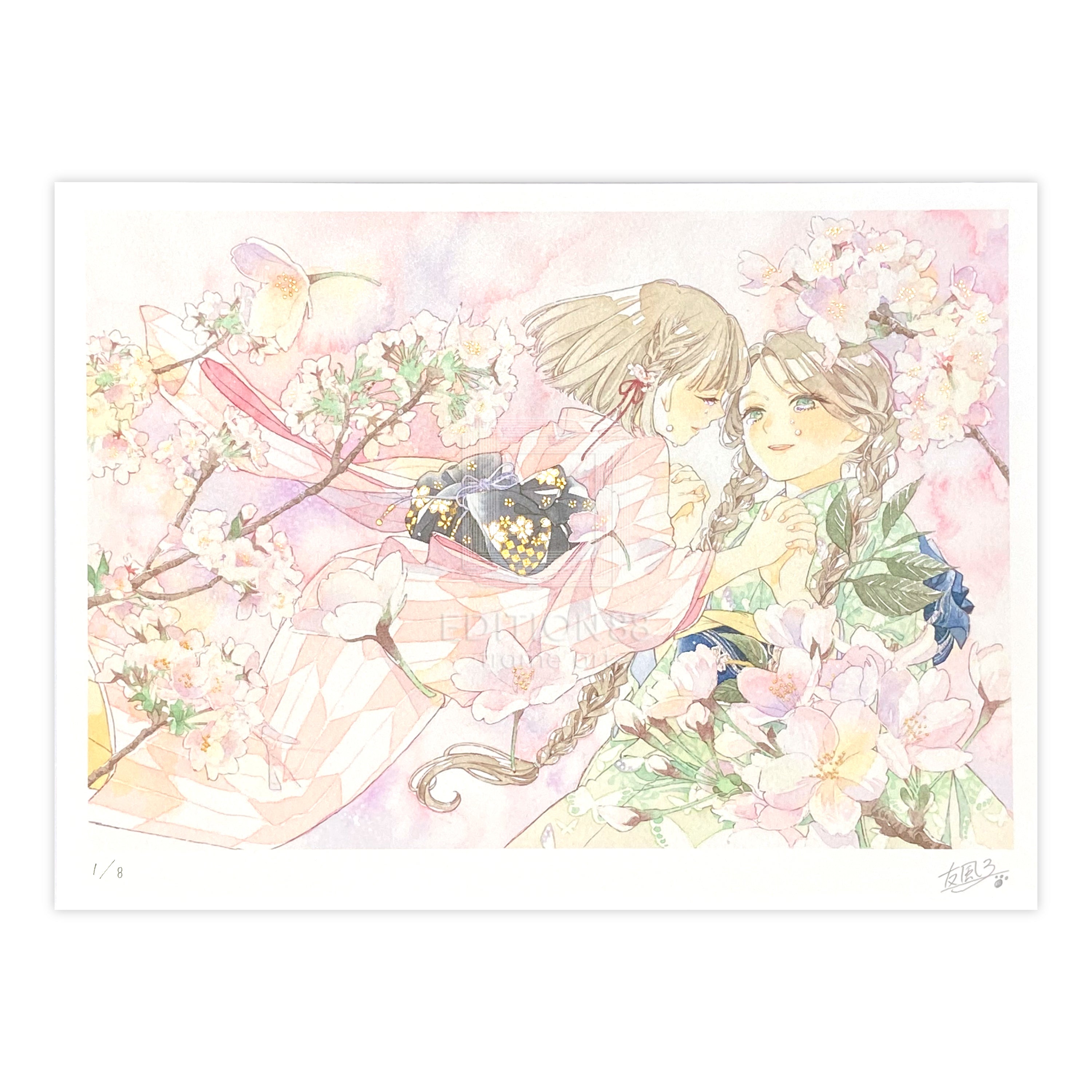 88グラフ2 『出会いと別れ』 プラチナ版 / 友風子(直筆サイン&作家手彩入り/限定8枚)