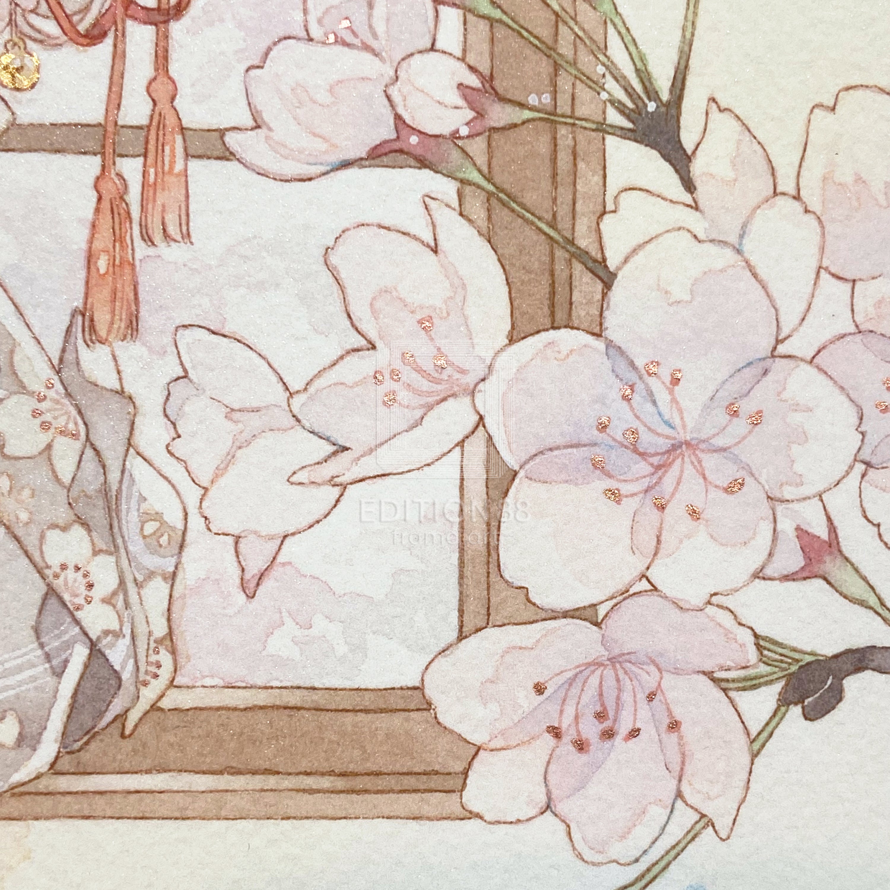 88グラフ5 『花見酒』 プラチナ版 / 友風子(直筆サイン&作家手彩入り/限定8枚)