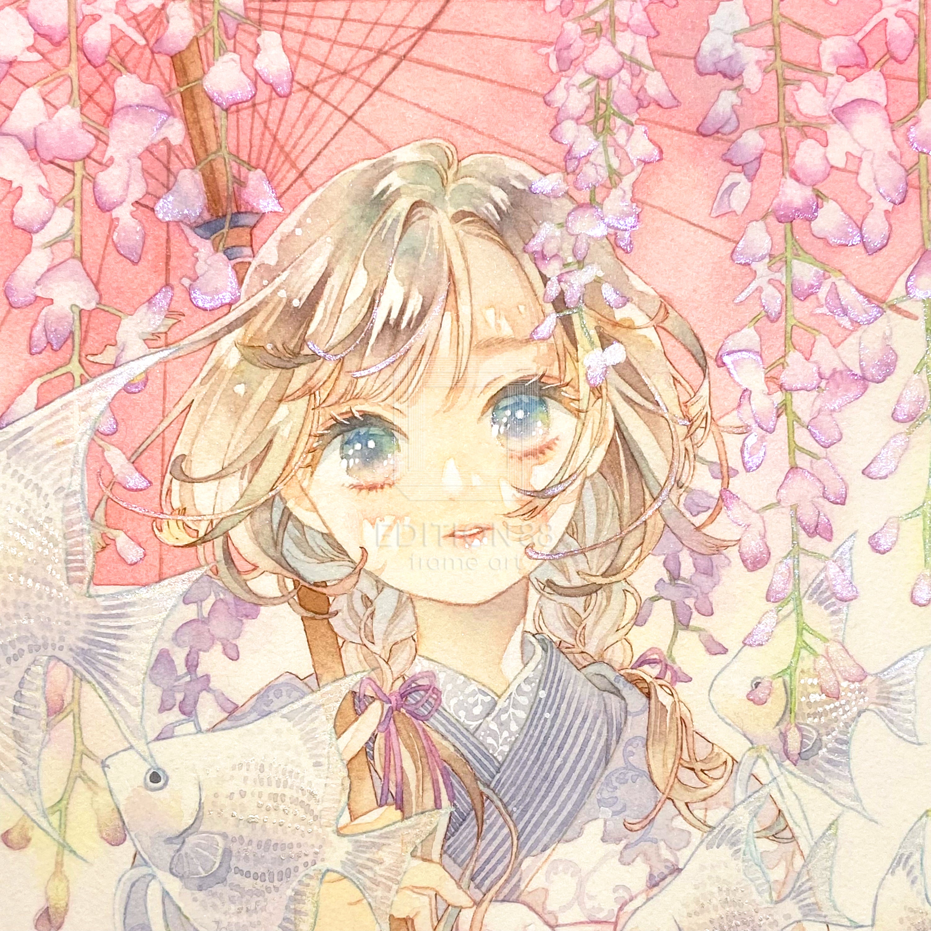 88グラフ6 『藤』 プラチナ版 / 友風子(直筆サイン&作家手彩入り/限定8枚)