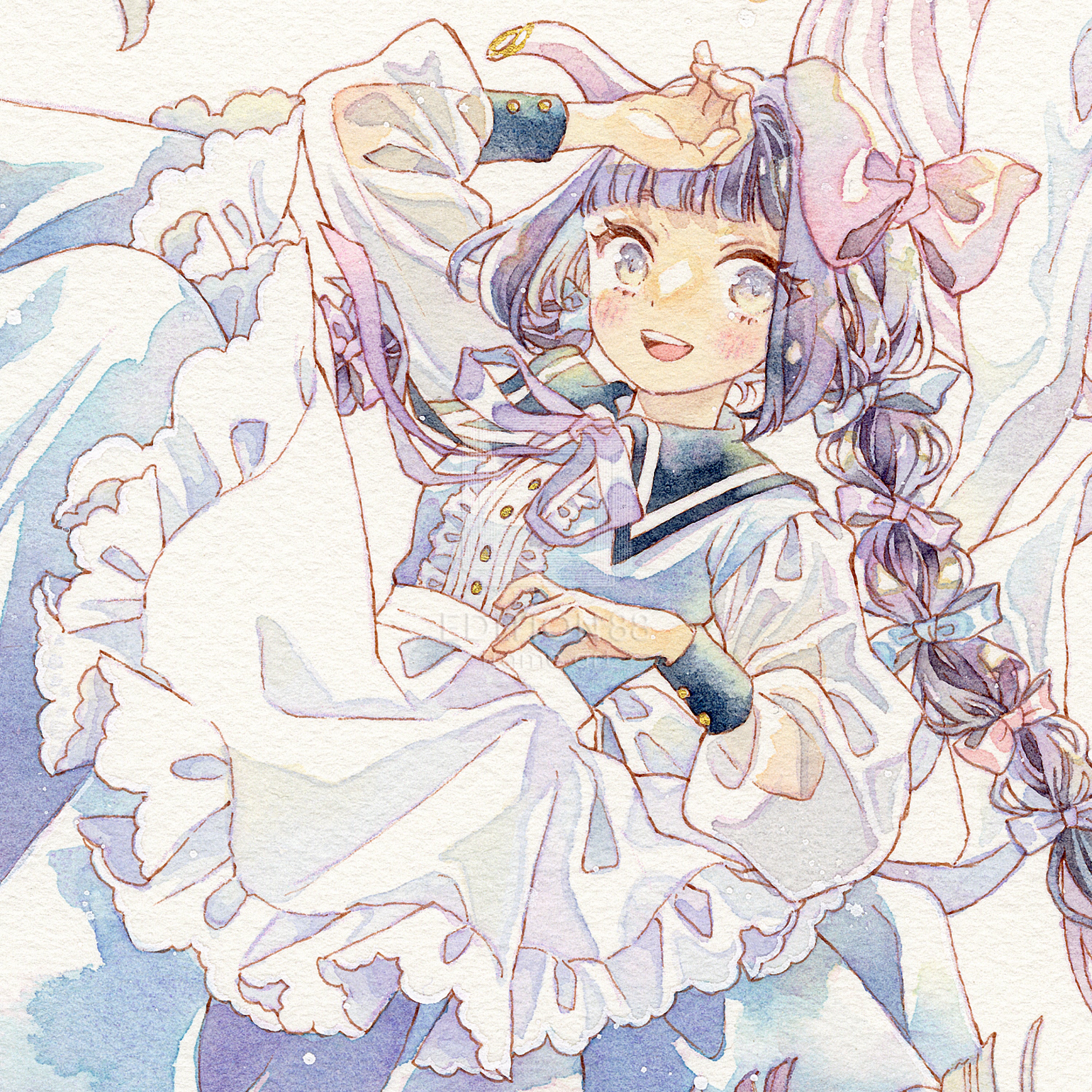 88グラフ8 『お茶会と砂糖漬け』 プラチナ版 / 友風子(直筆サイン&作家手彩入り/限定8枚)