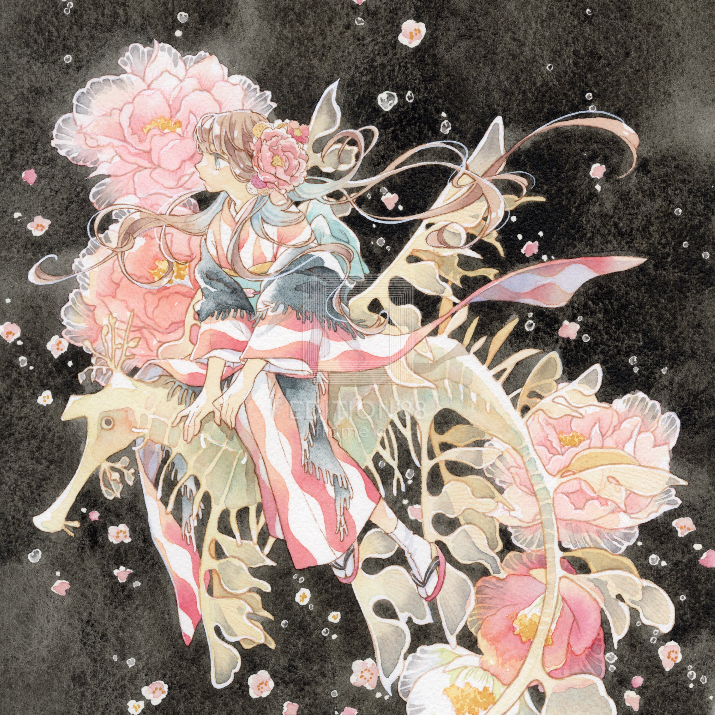 88グラフ12 『シードラゴン』 / 友風子(直筆サイン・工房手彩入り/限定20枚)