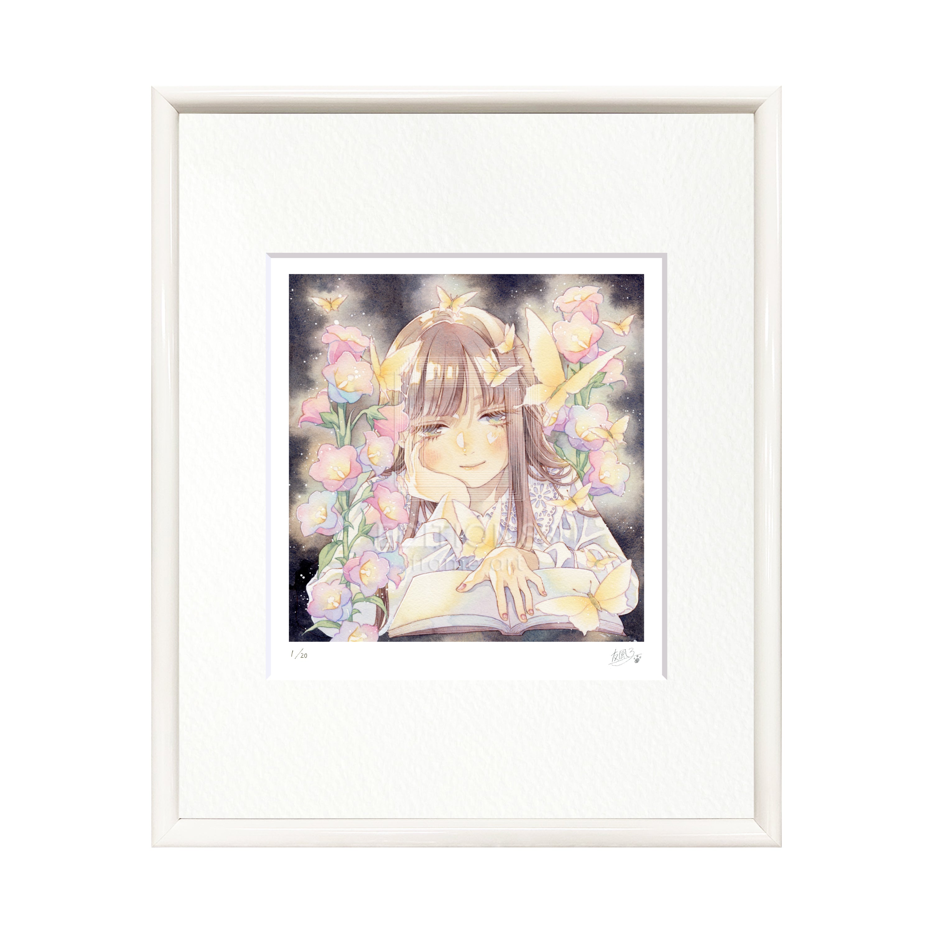 88グラフ13 『花のランプ』 / 友風子(直筆サイン・工房手彩入り/限定20枚)