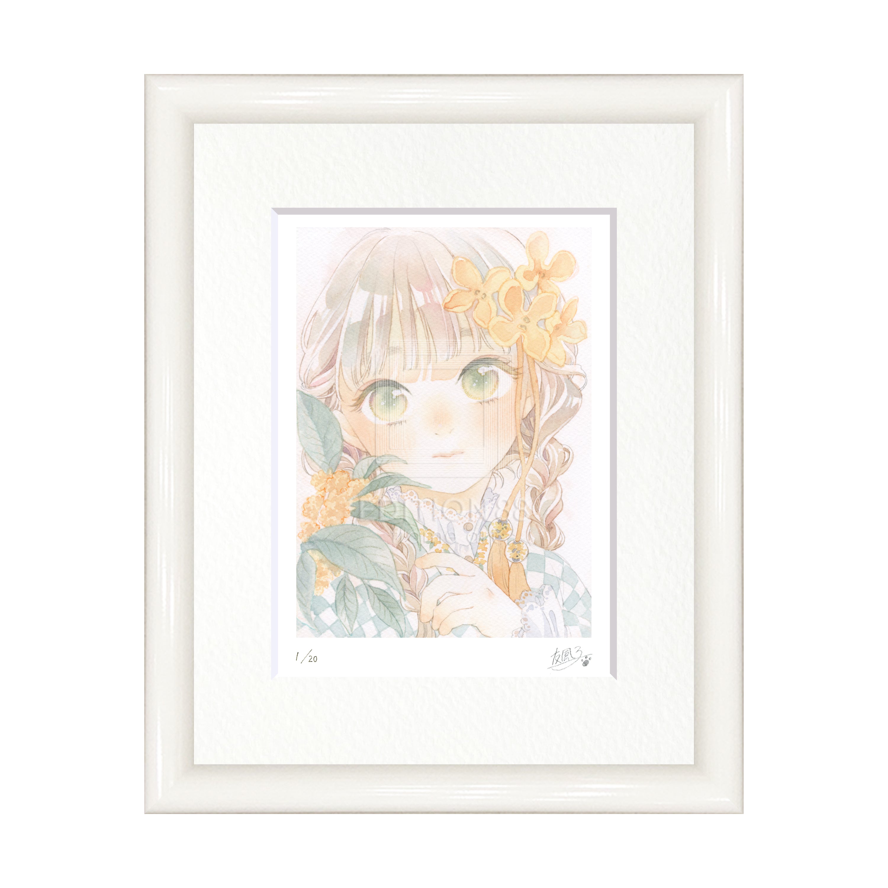 88グラフ ミニ17 『金木犀』 / 友風子(直筆サイン・工房手彩入り/限定20枚)