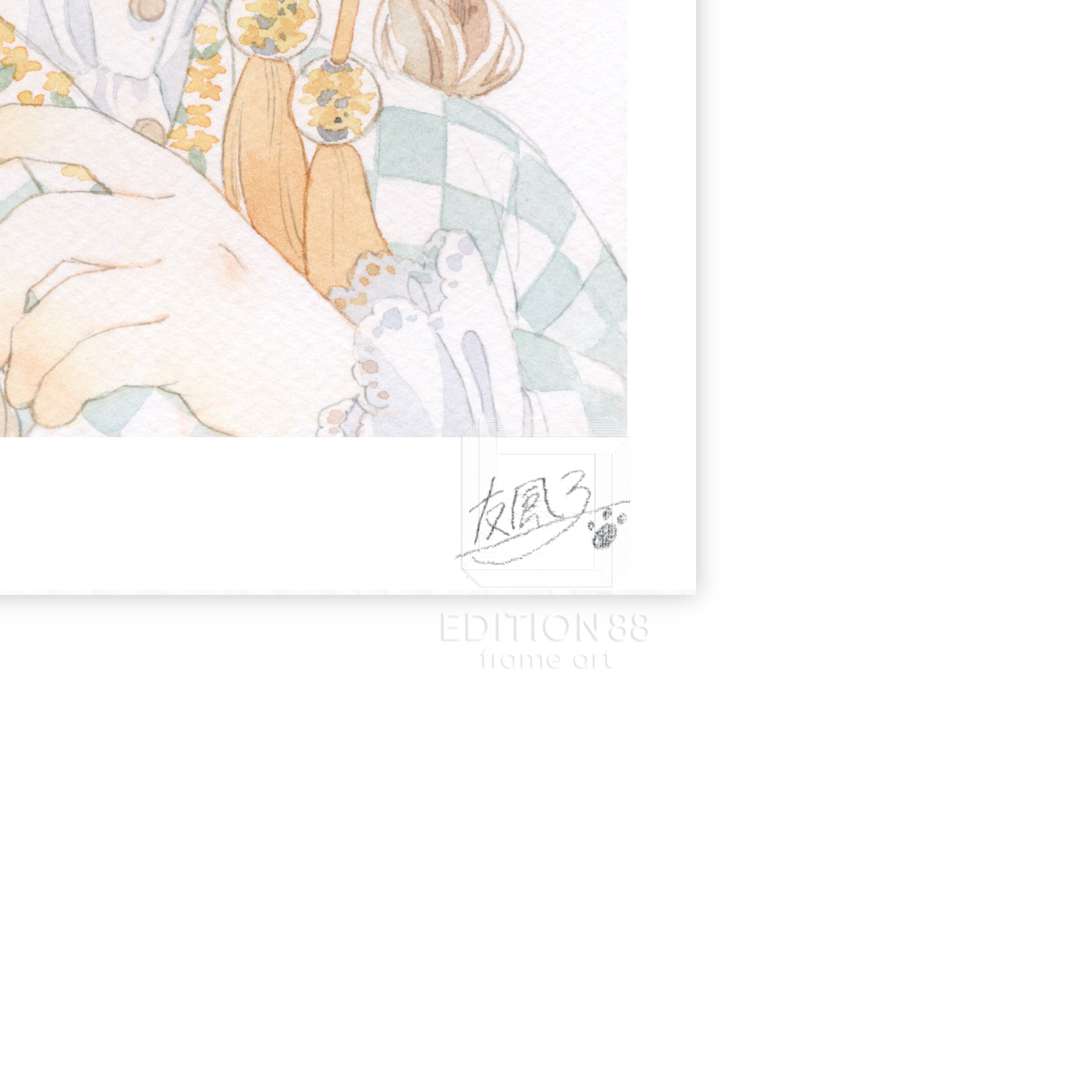 88グラフ ミニ17 『金木犀』 / 友風子(直筆サイン・工房手彩入り/限定20枚)