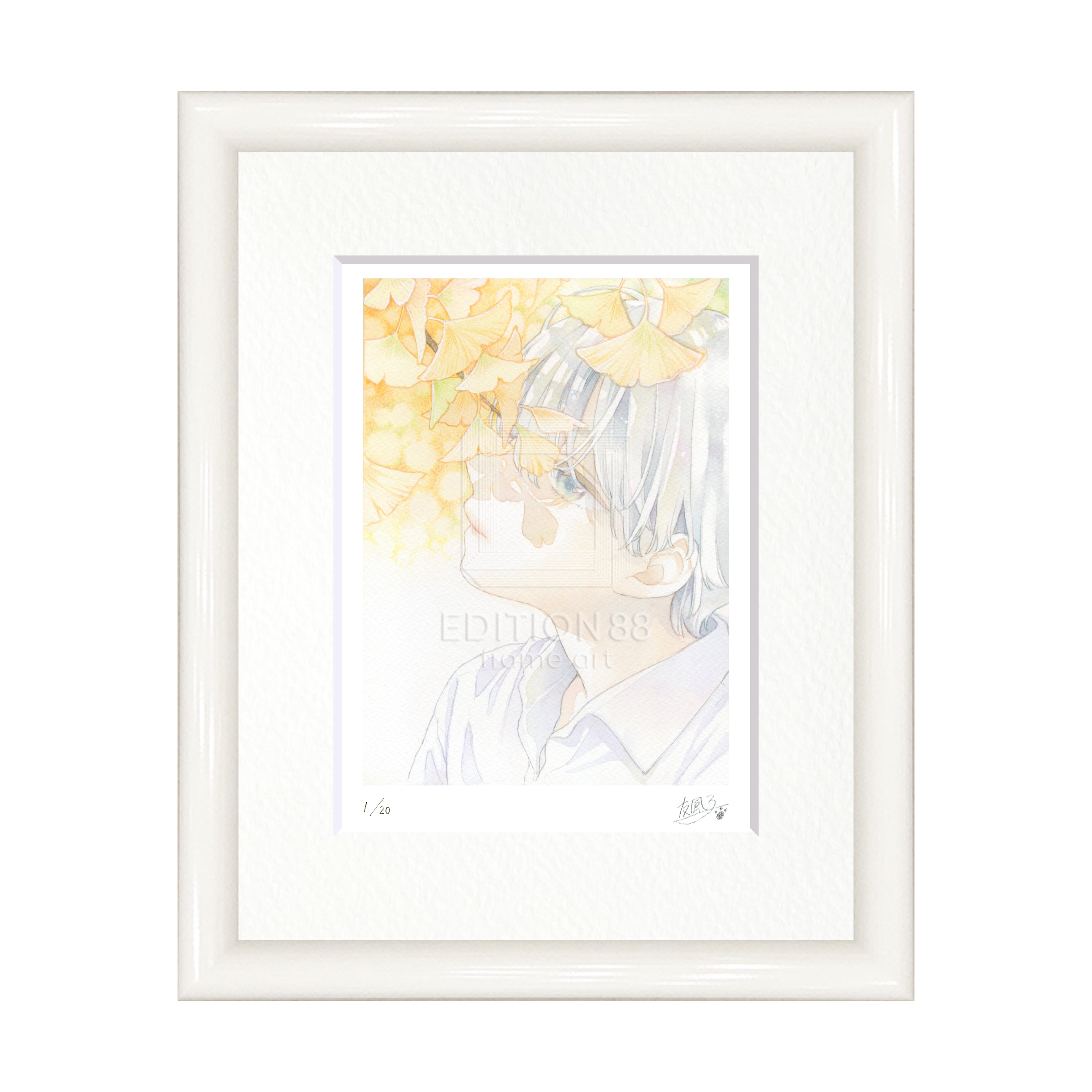 88グラフ ミニ18 『銀杏』 / 友風子(直筆サイン・工房手彩入り/限定20枚)