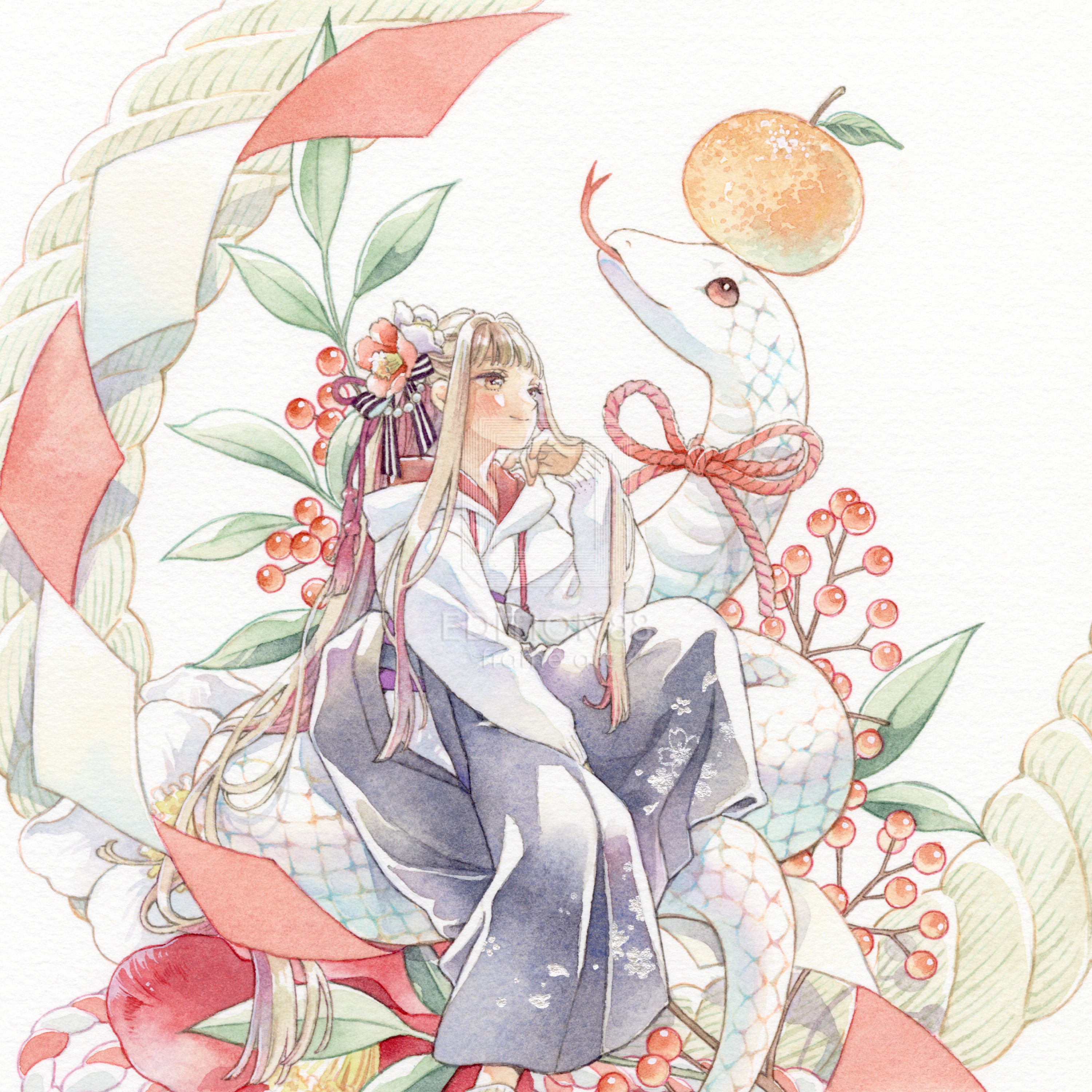 88グラフ9 『巳年』 / 友風子(直筆サイン・工房手彩入り/限定20枚)