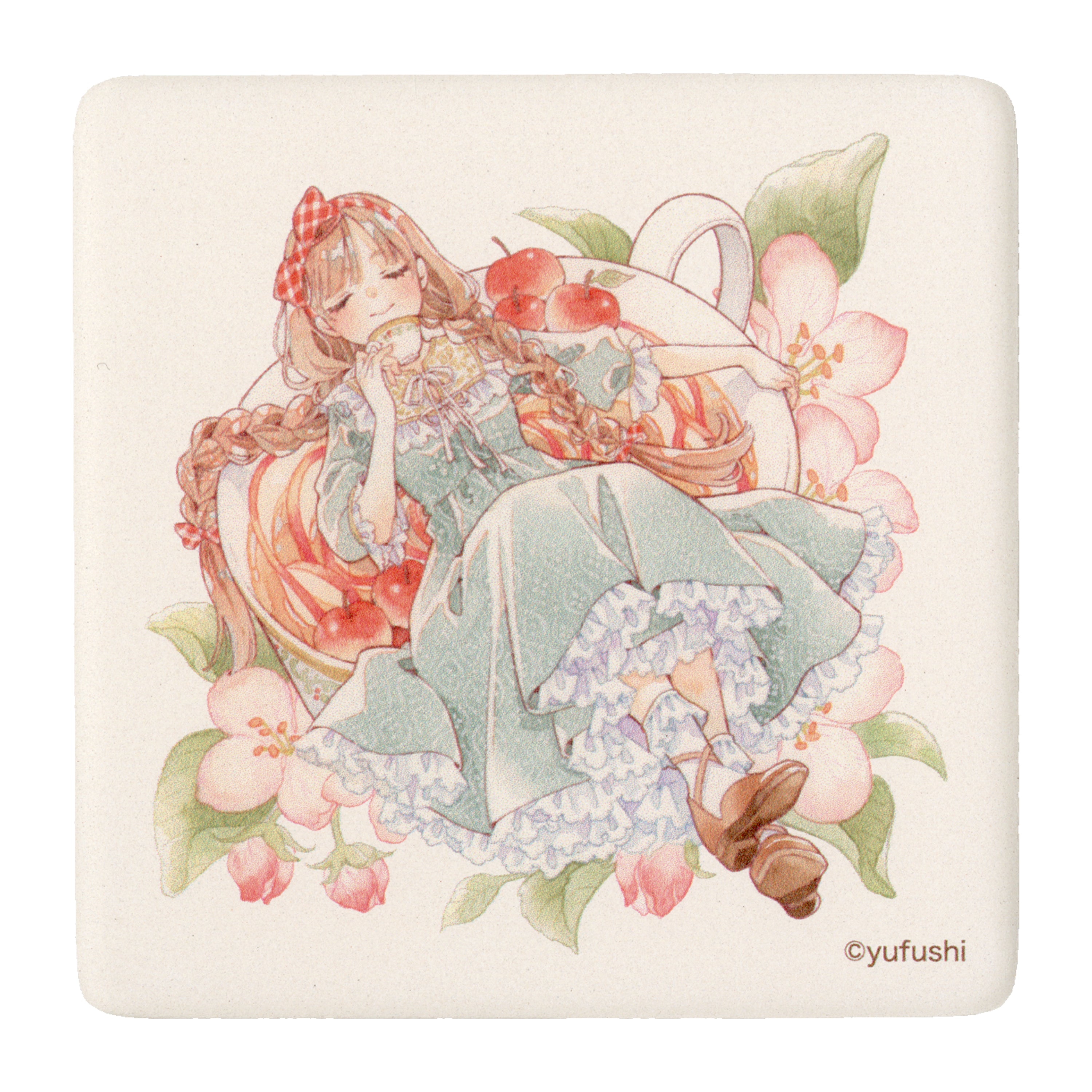 アートタイル(アップルローズティー)/ 友風子