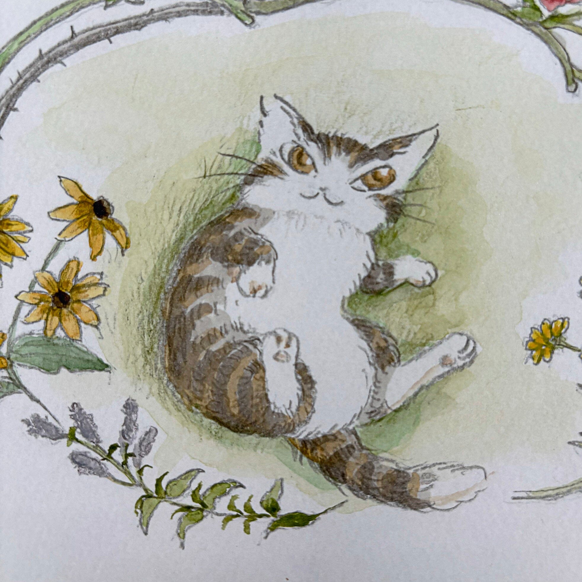 猫のダヤン 88グラフ「ダンチョさんの庭」/池田あきこ(直筆サイン入り/限定200枚) 88グラフ Edition88