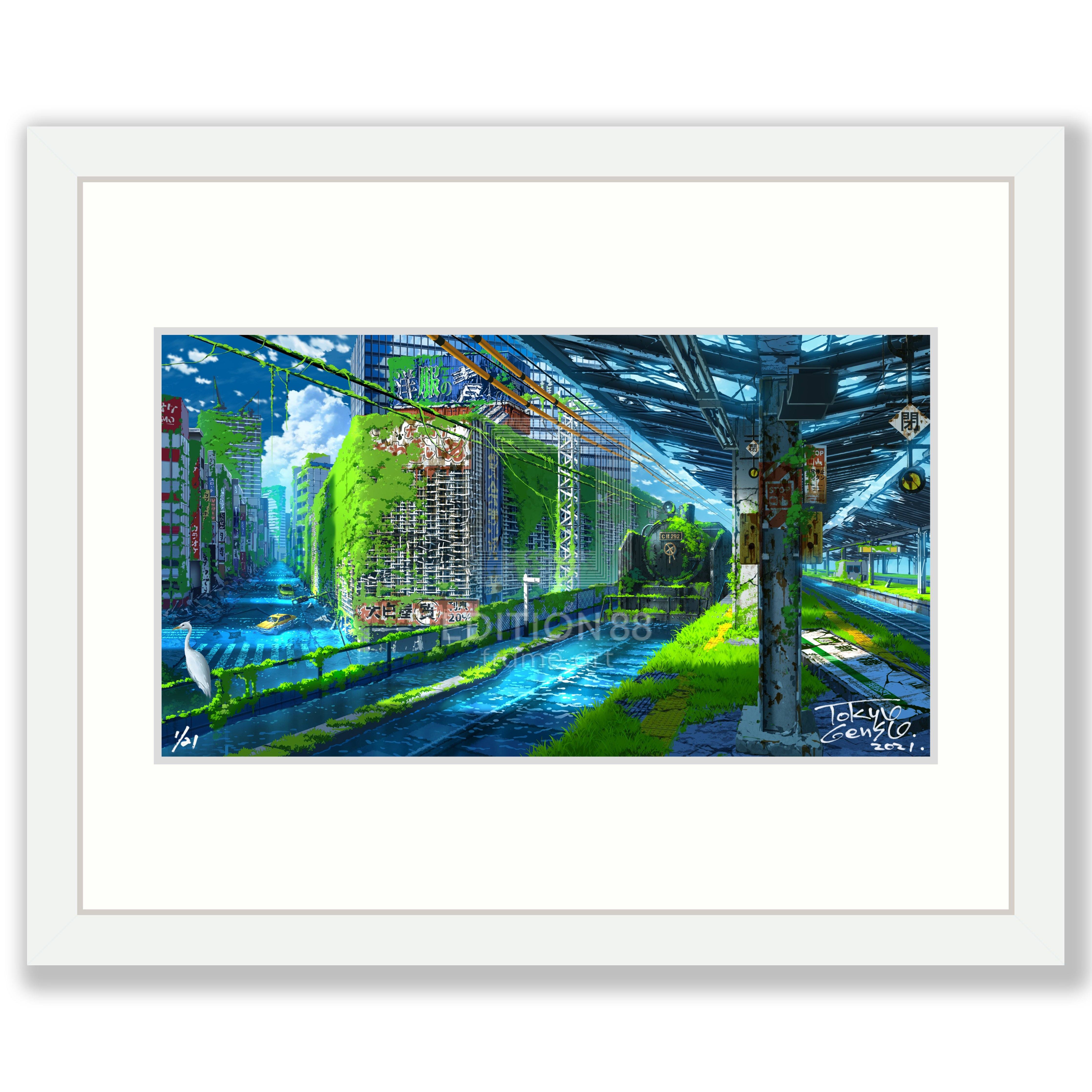 新橋幻想 / 東京幻想 版画 Edition88