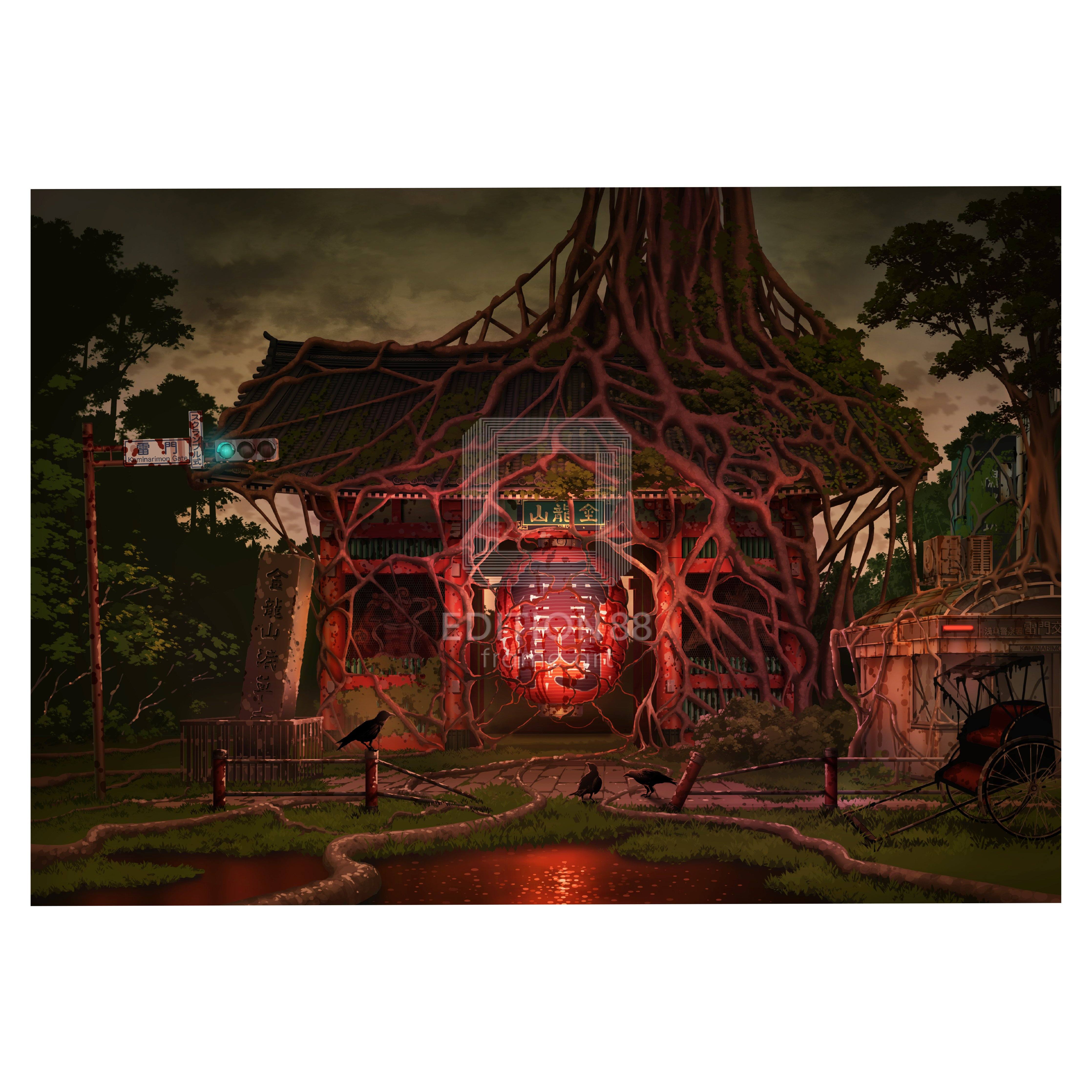 雷門幻想 / 東京幻想 版画 Edition88