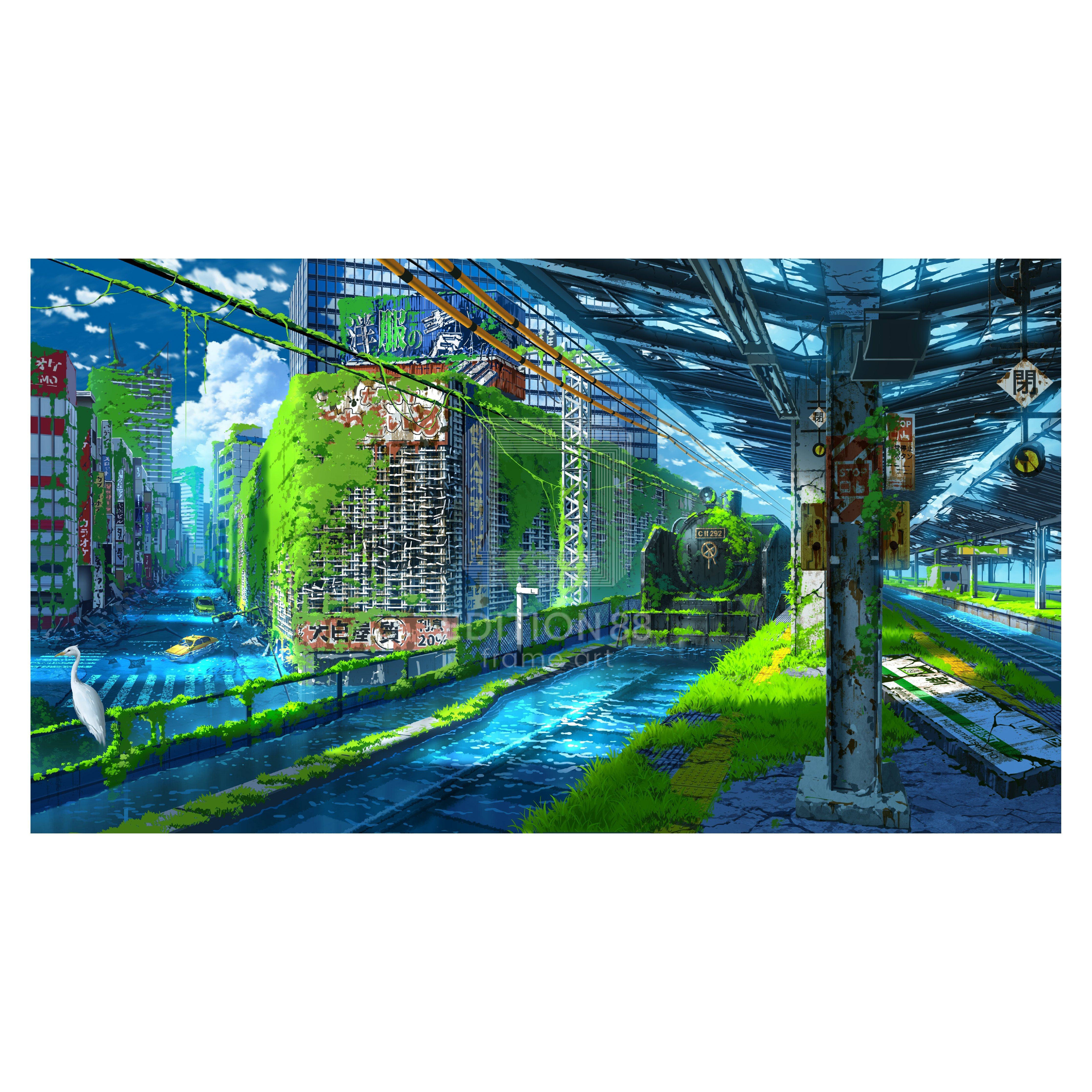 新橋幻想 / 東京幻想 版画 Edition88