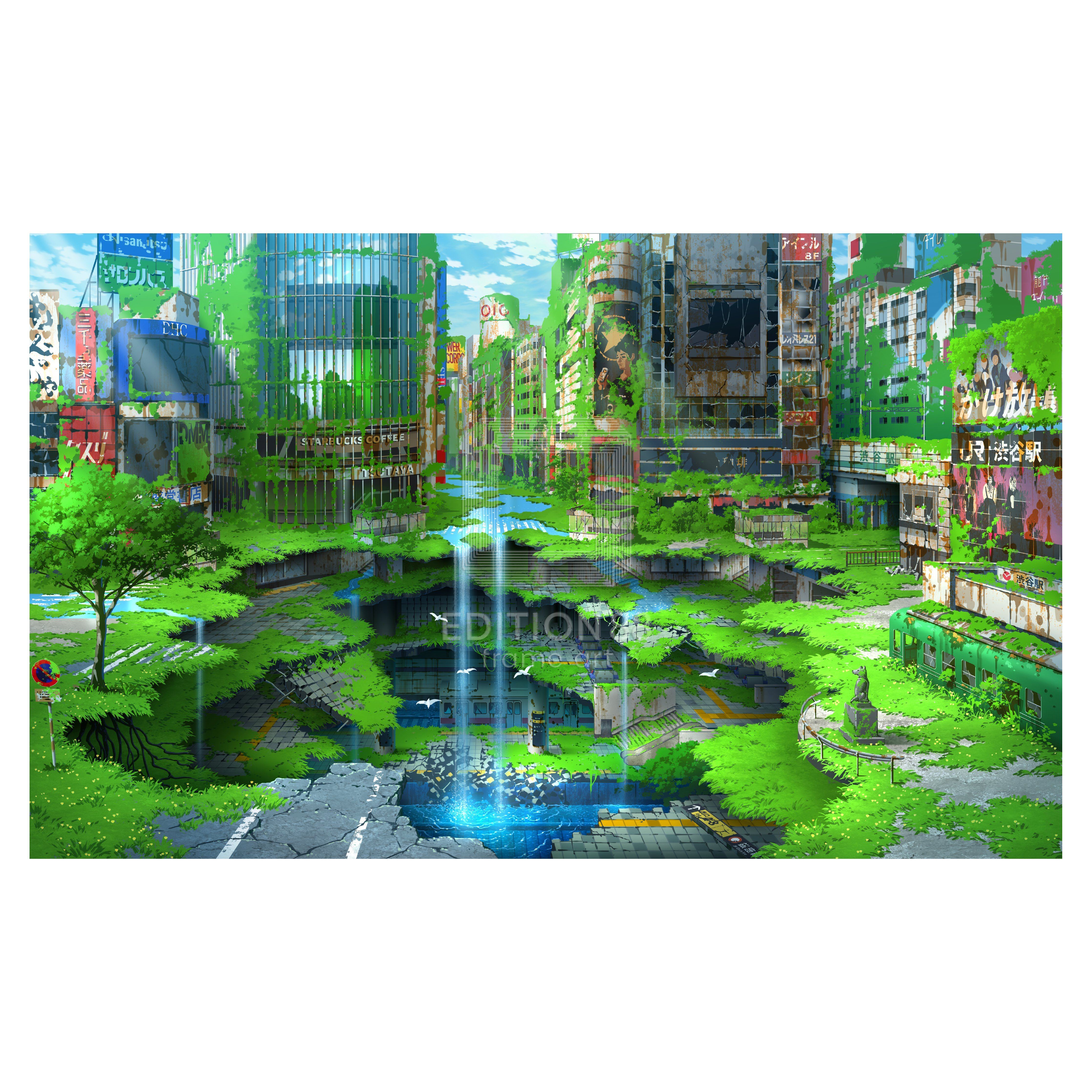 渋谷地下迷宮幻想 / 東京幻想 版画 Edition88