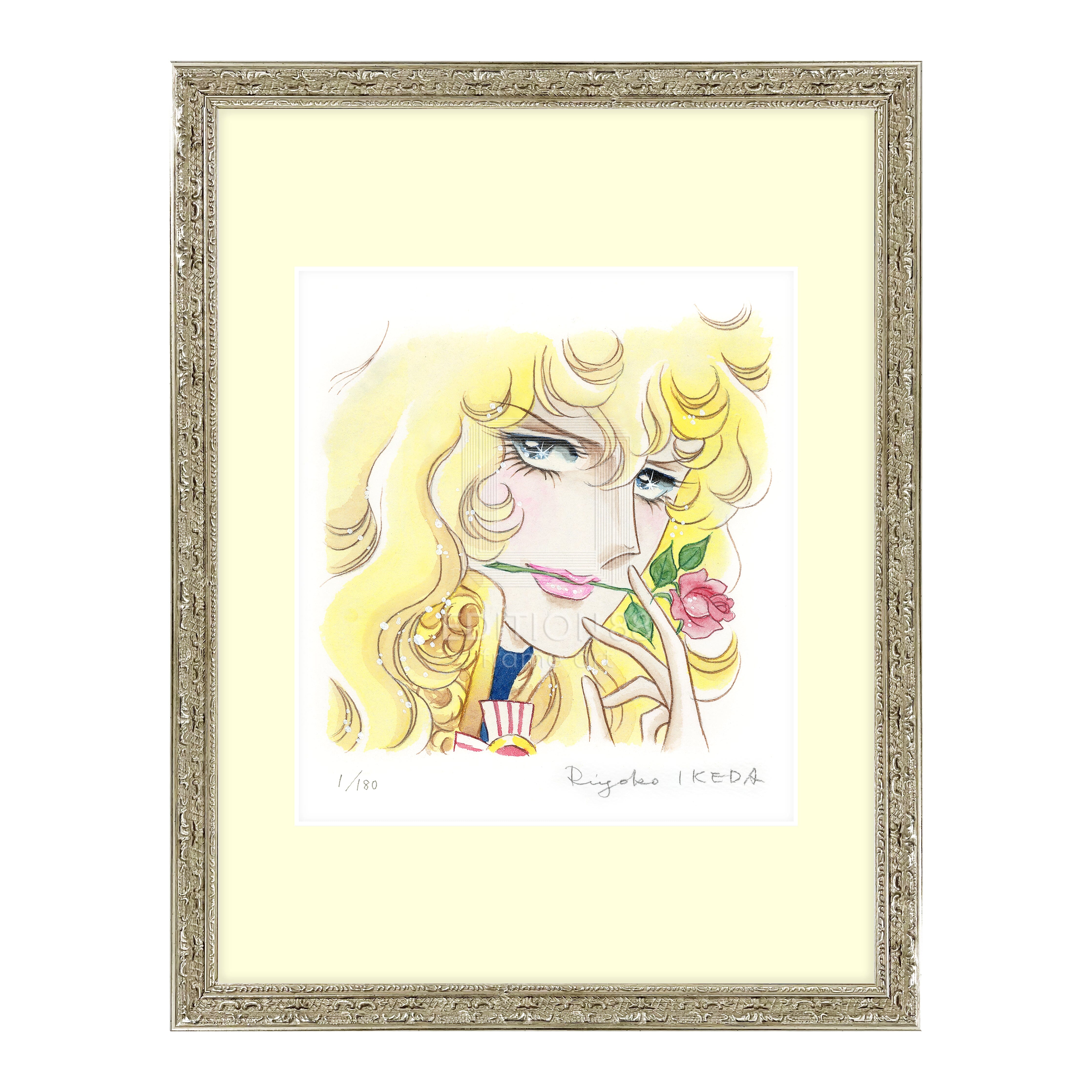 「ベルサイユのばら」版画19 / 池田理代子(直筆サイン入り / 限定180枚) 版画 Edition88