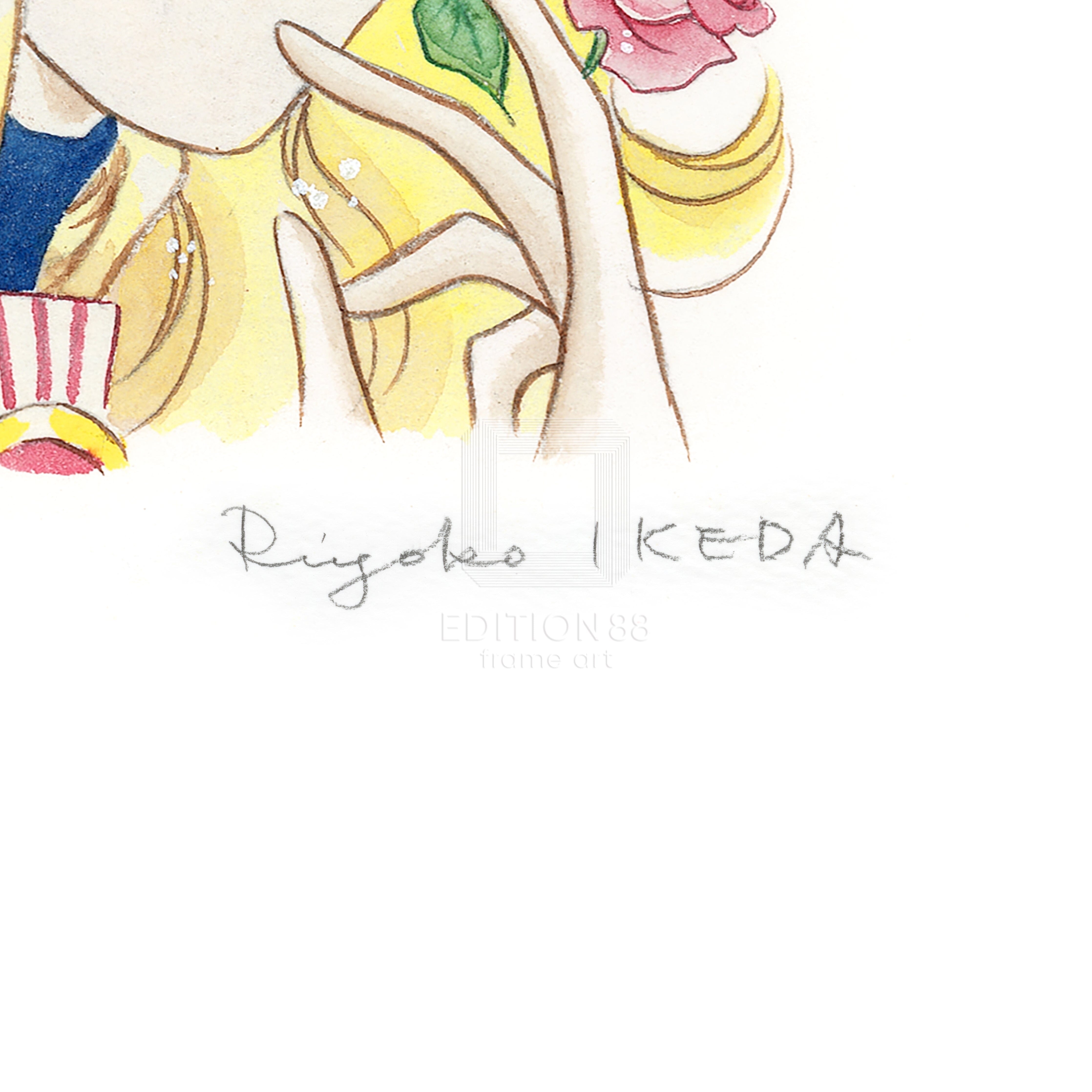 「ベルサイユのばら」版画19 / 池田理代子(直筆サイン入り / 限定180枚) 版画 Edition88