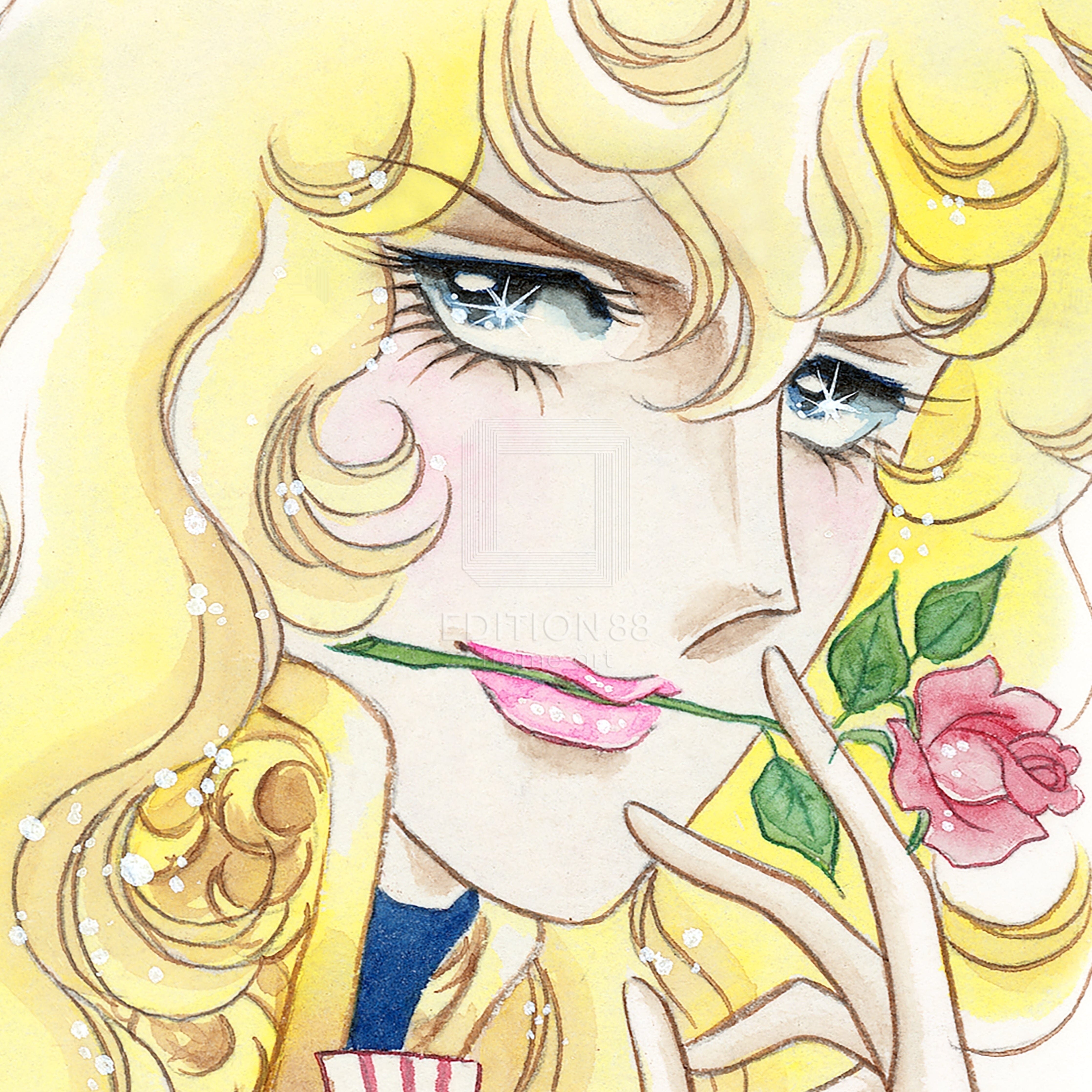 「ベルサイユのばら」版画19 / 池田理代子(直筆サイン入り / 限定180枚) 版画 Edition88