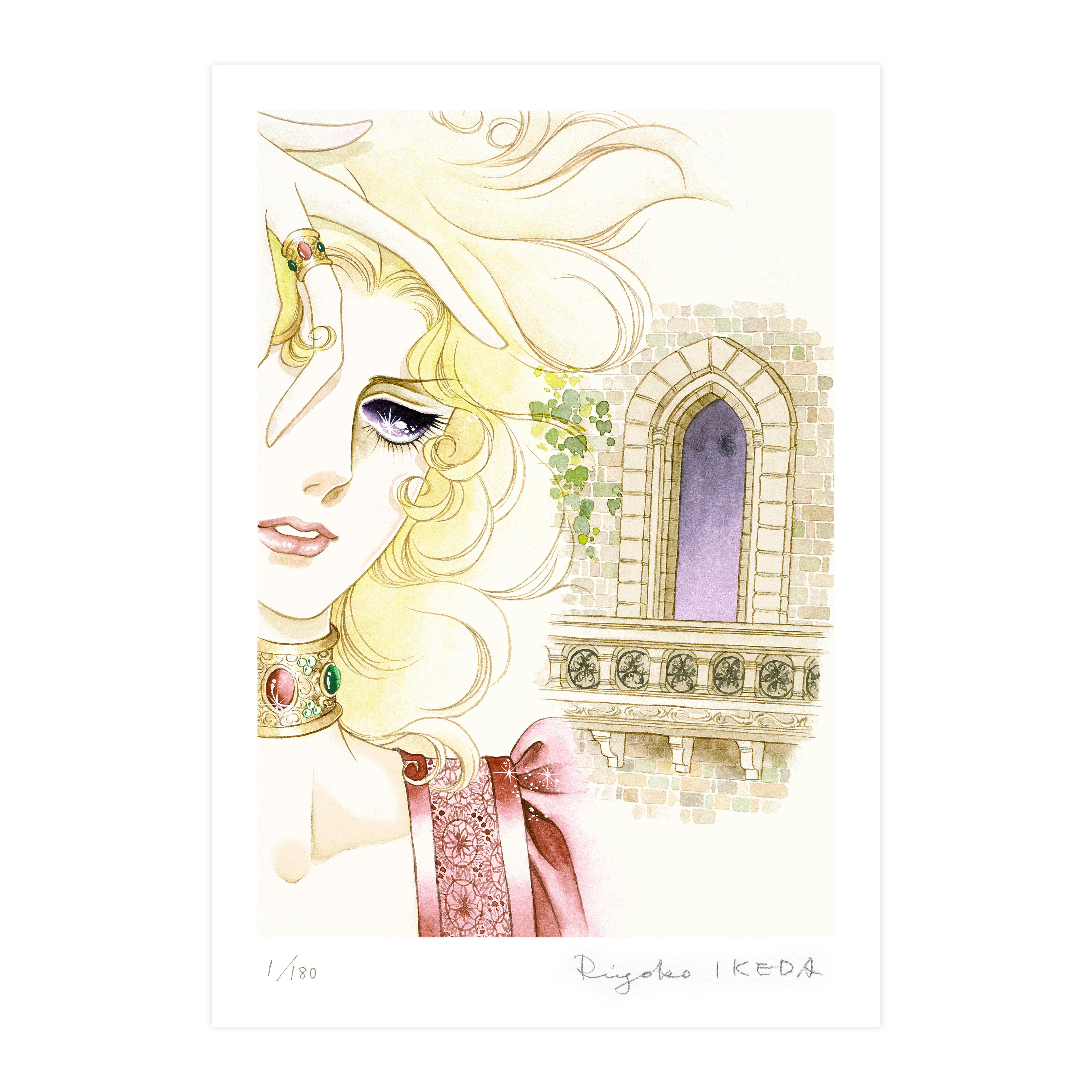 「オルフェウスの窓」版画3 / 池田理代子(直筆サイン入り / 限定180枚) 版画 Edition88