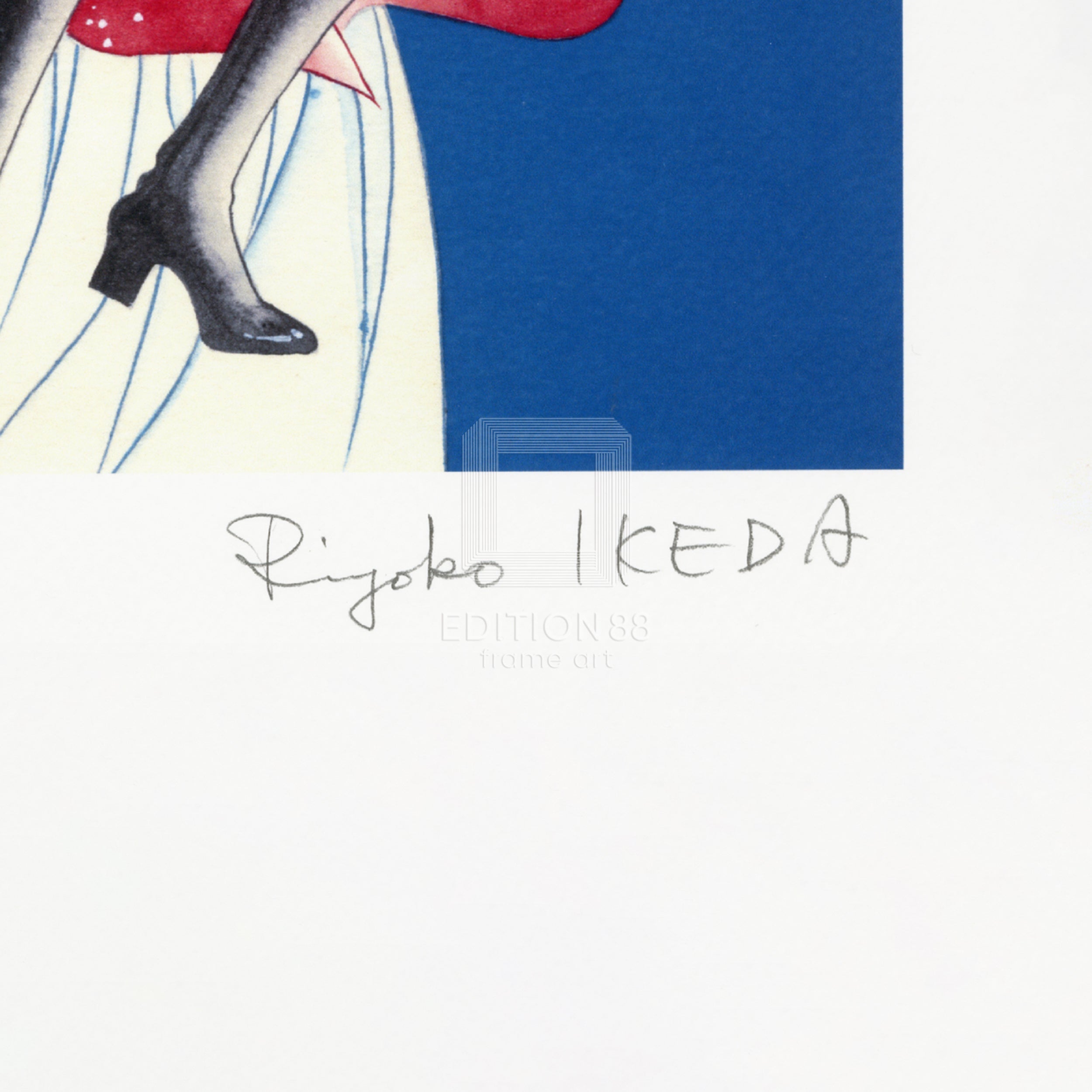 「ベルサイユのばら」版画10 / 池田理代子(直筆サイン入り / 限定180枚) 版画 Edition88