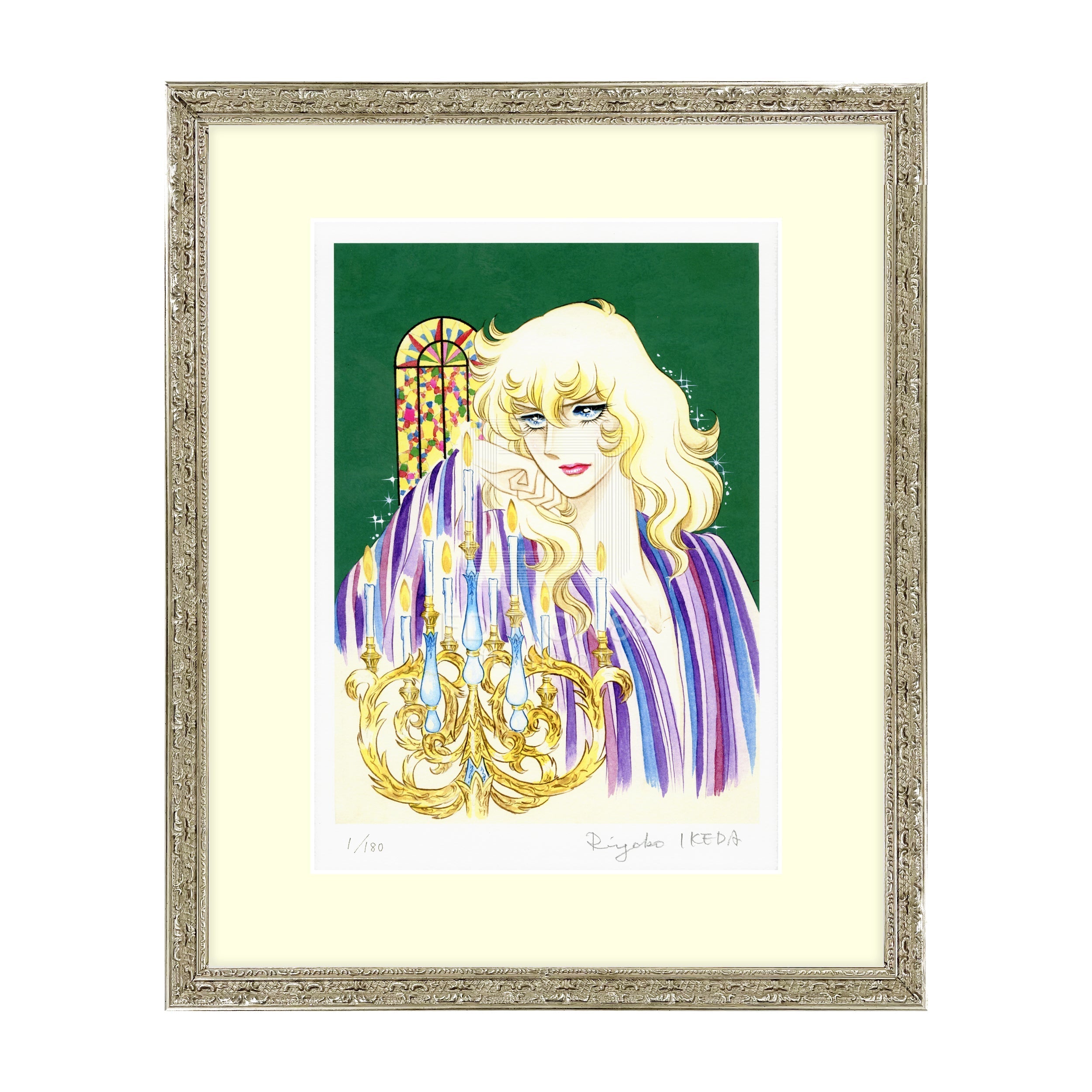 「ベルサイユのばら」版画11 / 池田理代子(直筆サイン入り / 限定180枚) 版画 Edition88